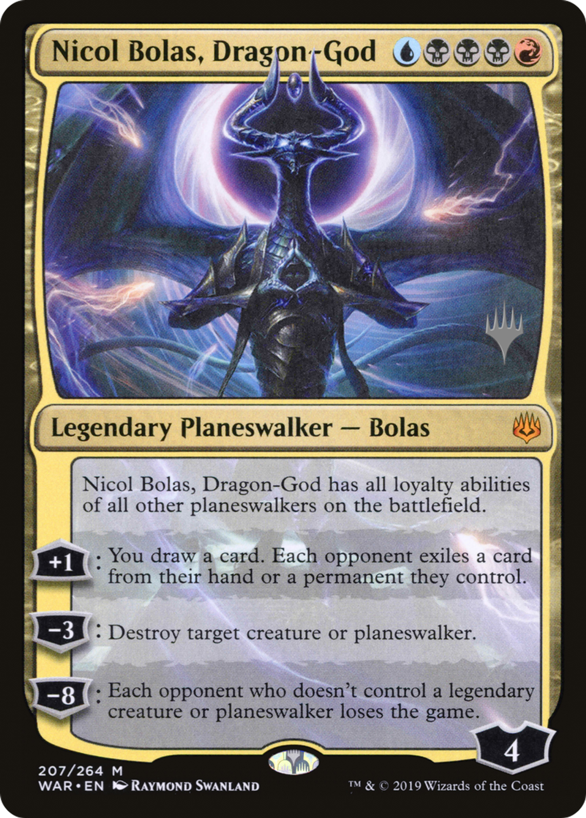 Nicol Bolas, Dragon-God — War of the Spark Promos — Magic: The Gathering