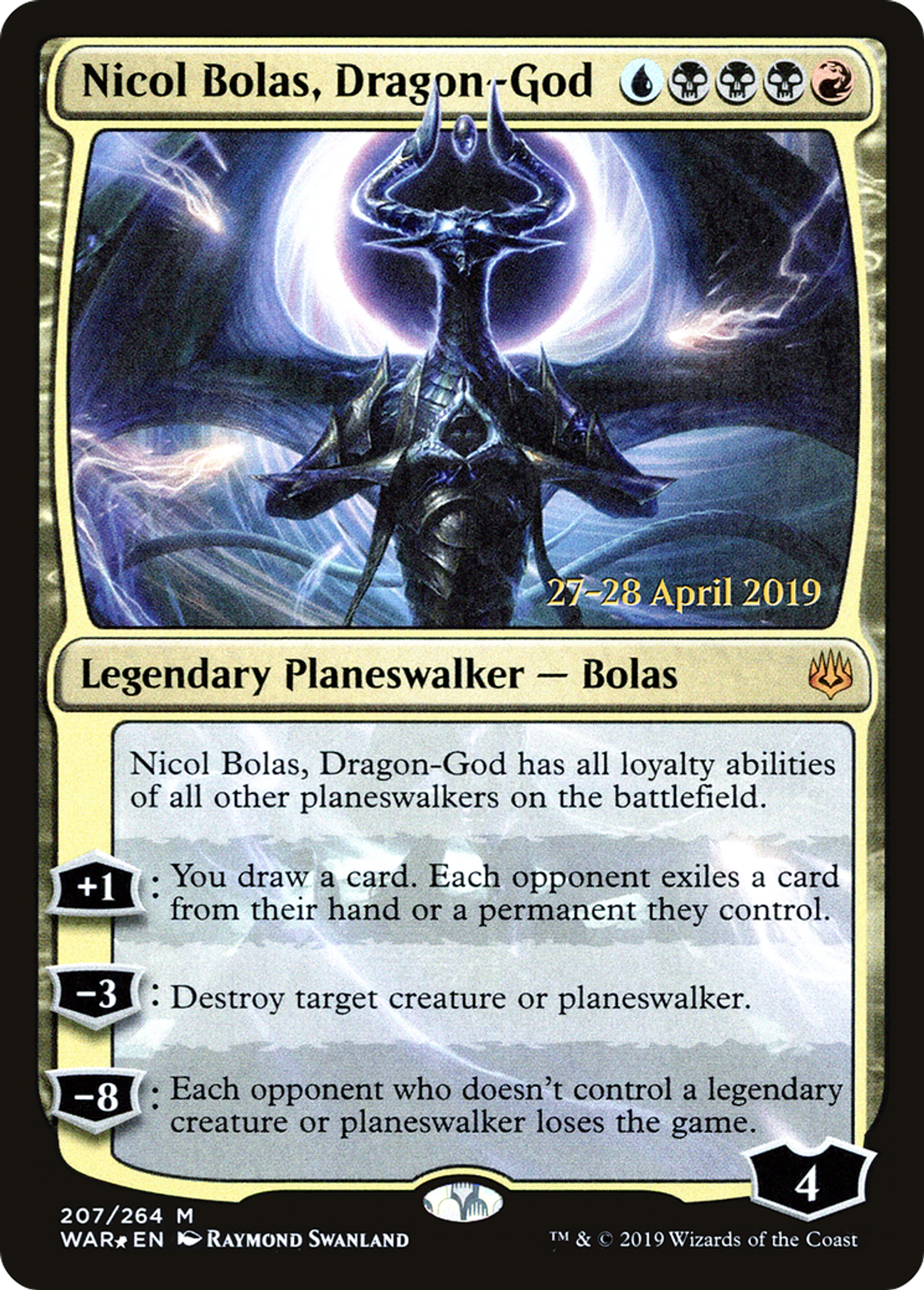 Nicol Bolas, Dragon-God — War of the Spark Promos — Magic: The Gathering