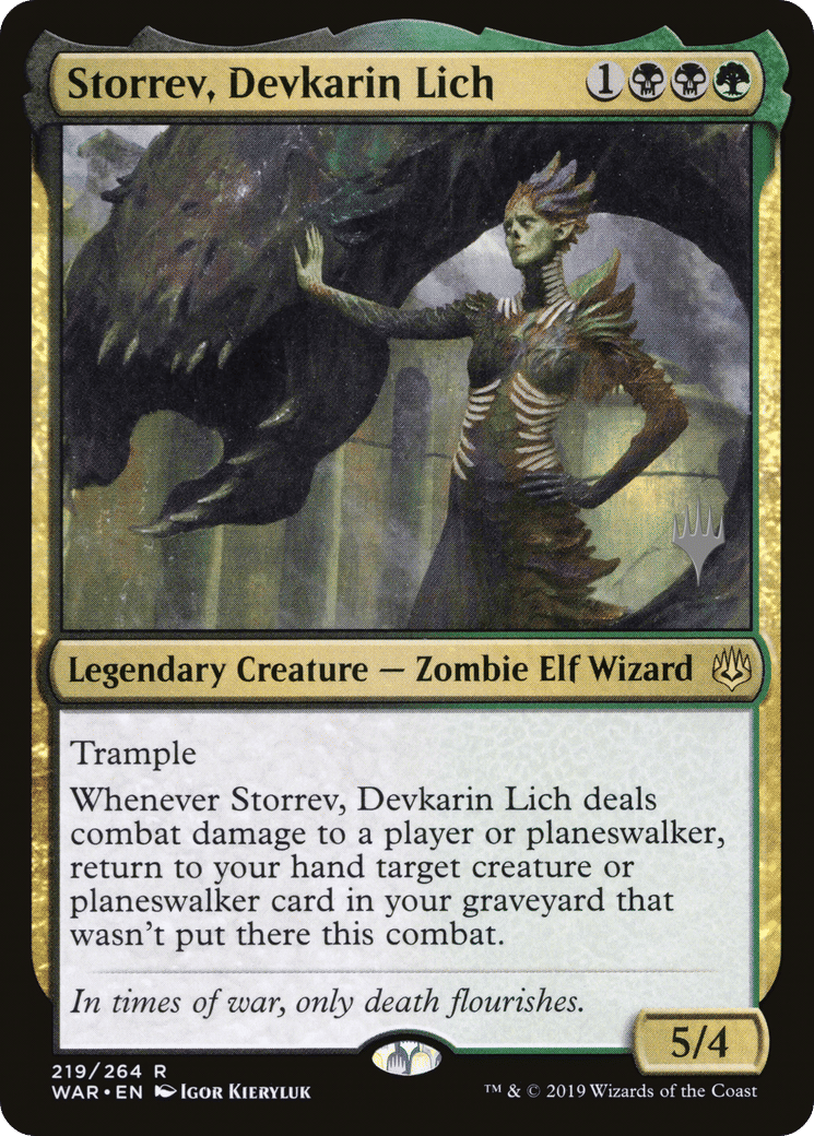 Storrev, Devkarin Lich — War of the Spark Promos — Magic: The Gathering