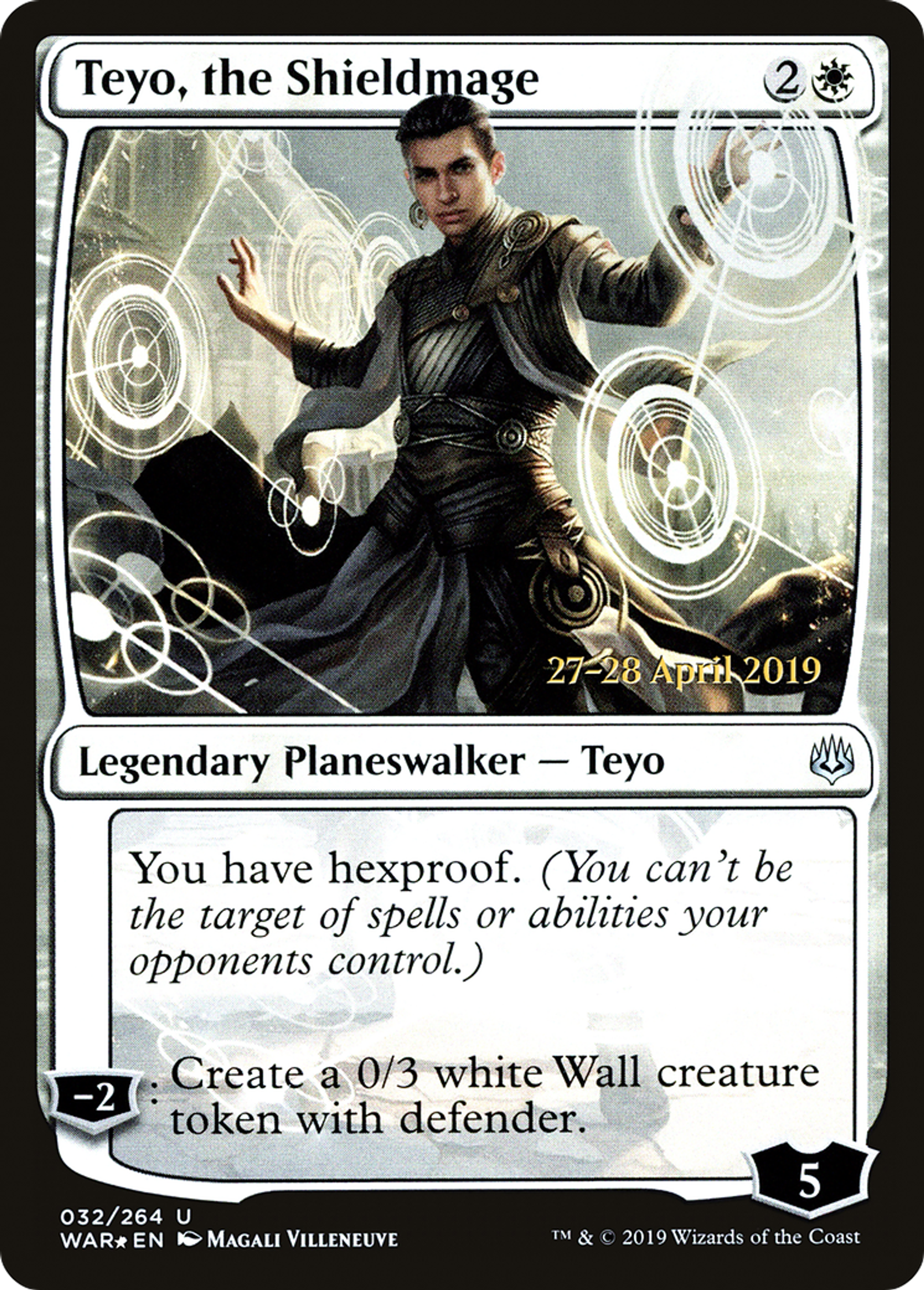 Teyo, the Shieldmage — War of the Spark Promos — Magic: The Gathering