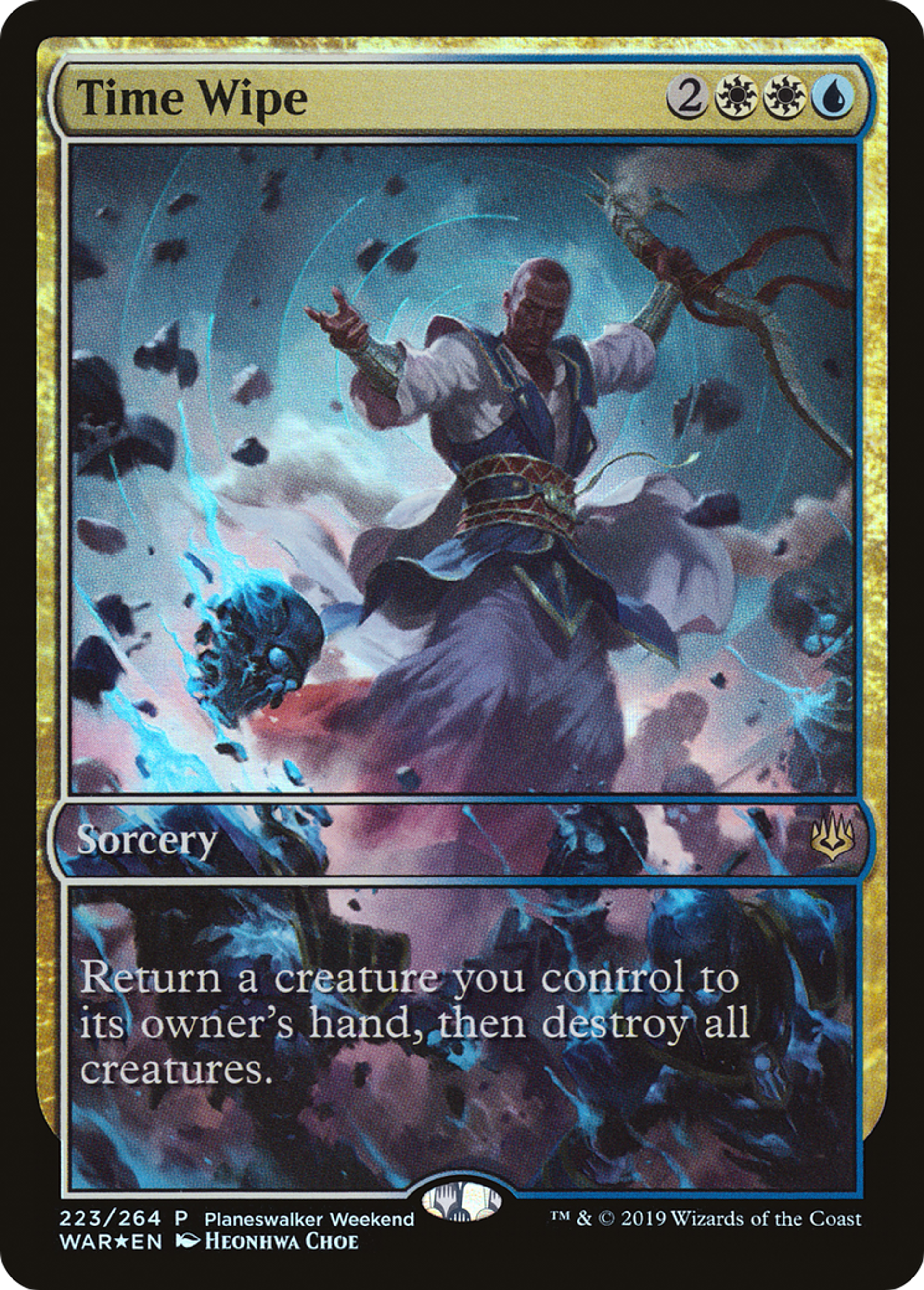 Time Wipe — War of the Spark Promos — Magic: The Gathering