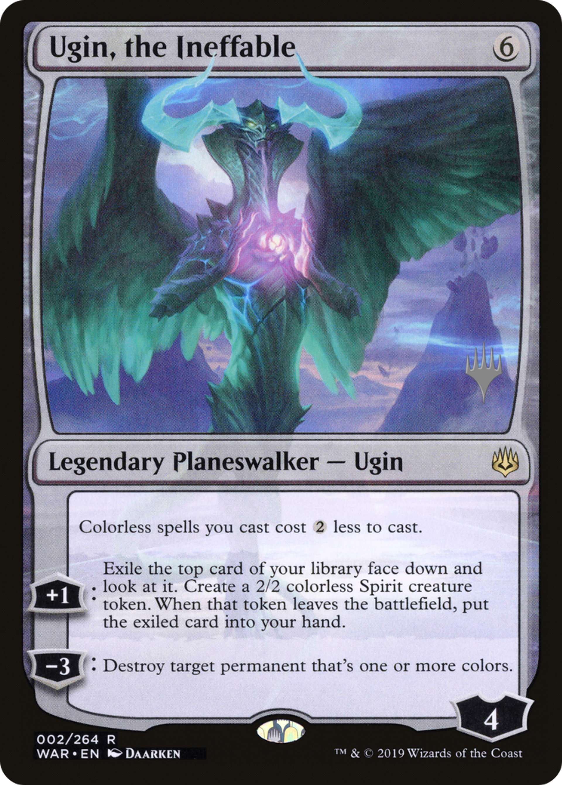 Ugin, the Ineffable — War of the Spark Promos — Magic: The Gathering