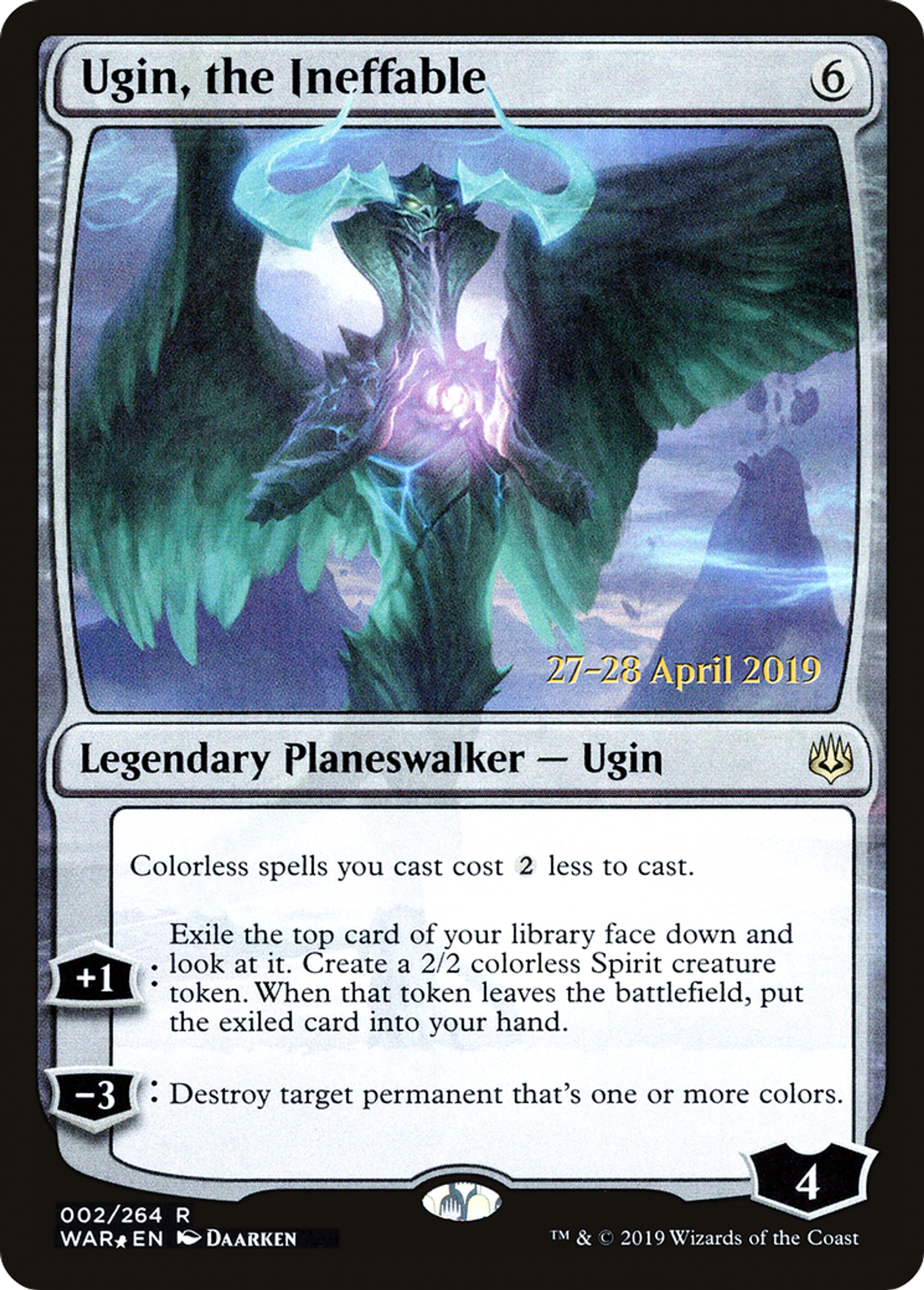 Ugin, the Ineffable — War of the Spark Promos — Magic: The Gathering