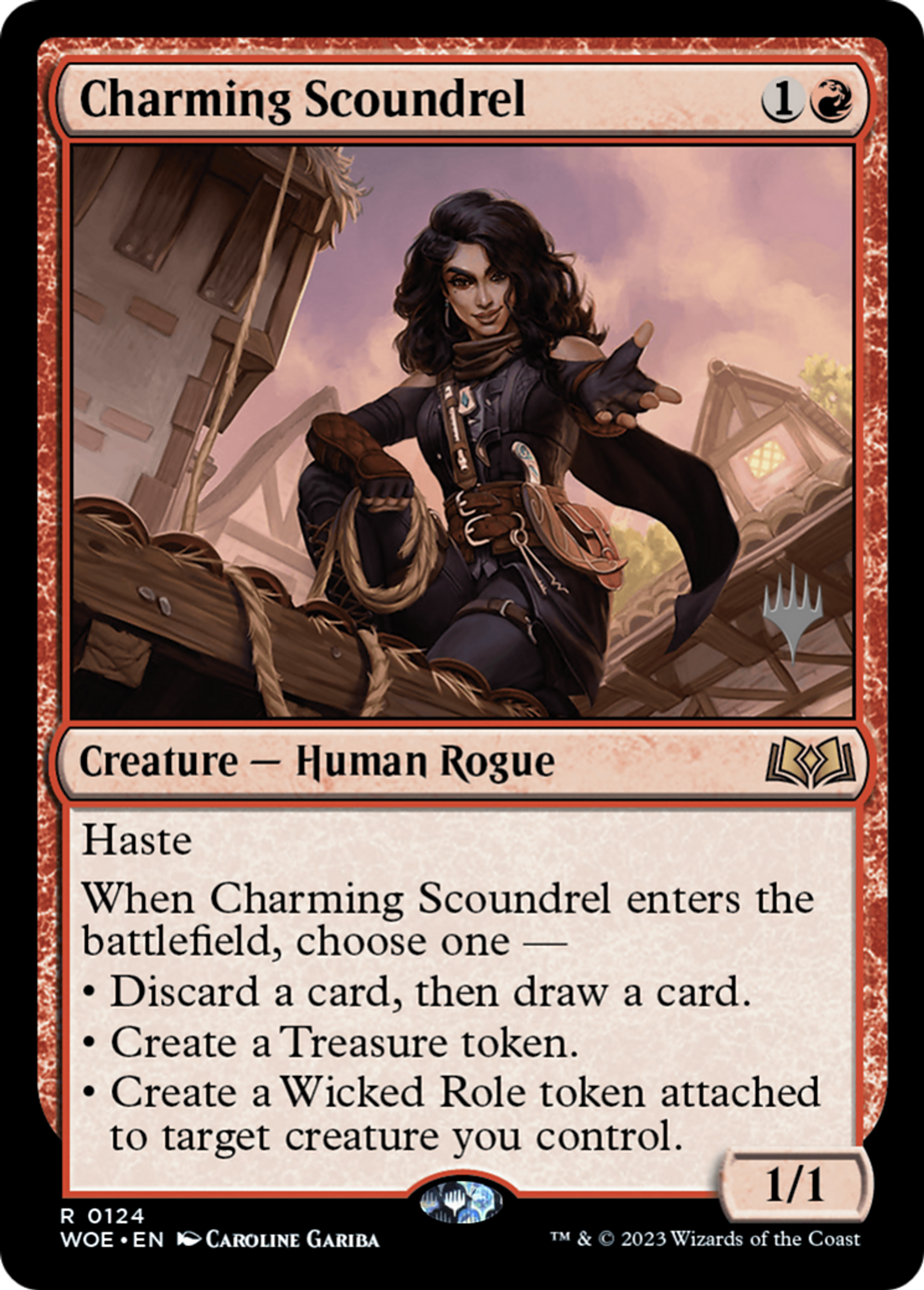 Vaurienne charmante — Wilds of Eldraine Promos — Magic: The Gathering