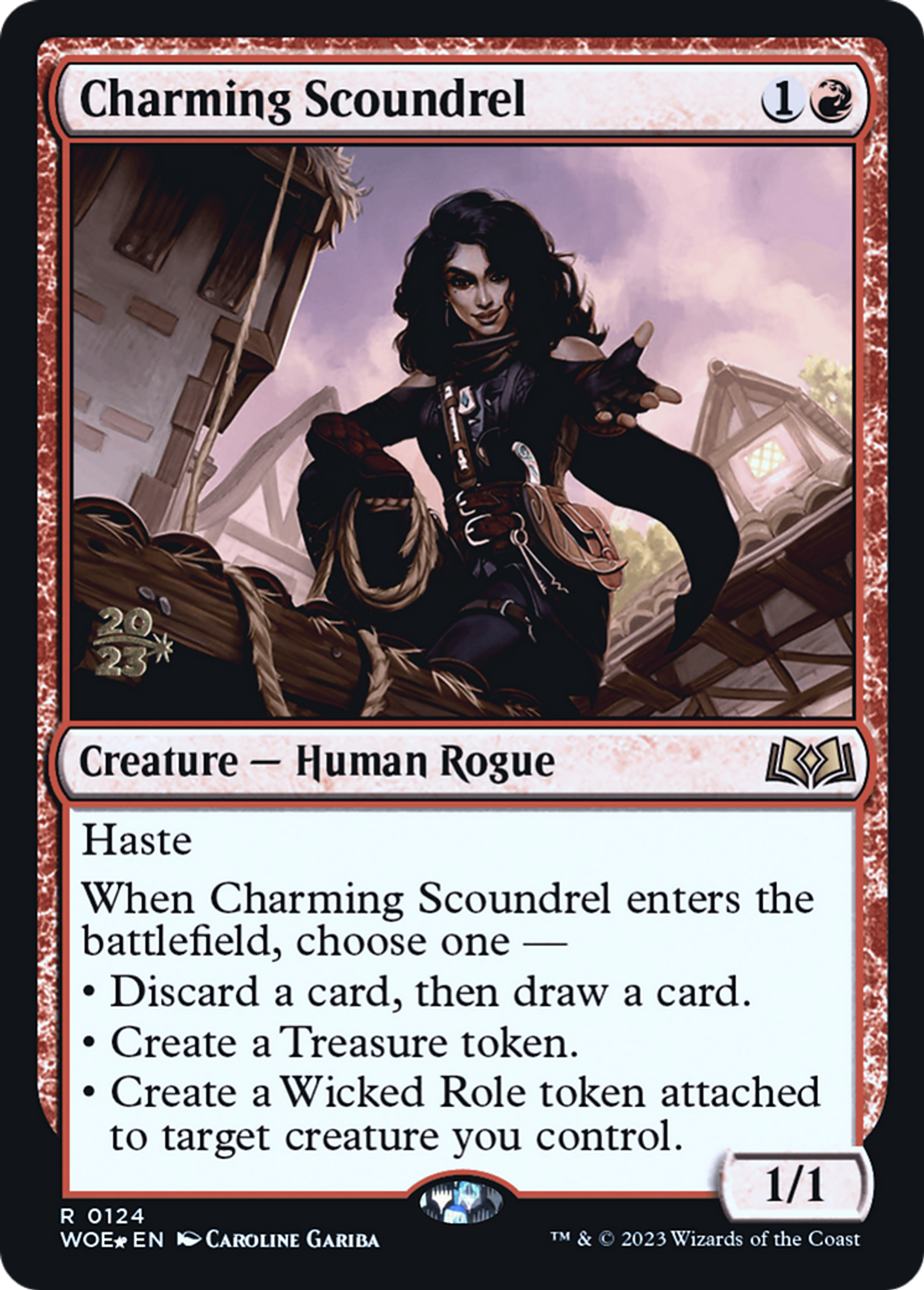 Vaurienne charmante — Wilds of Eldraine Promos — Magic: The Gathering