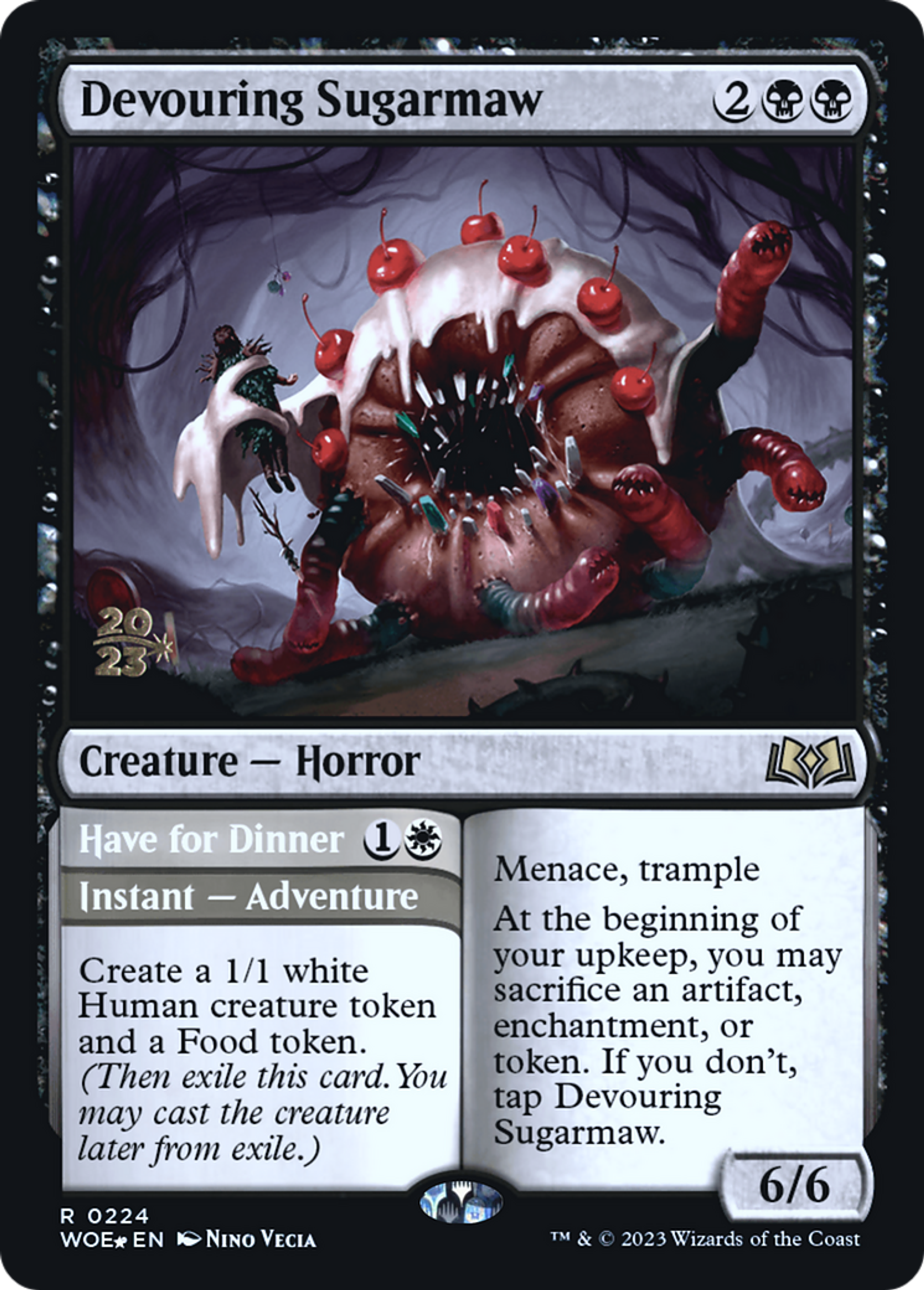 Devouring Sugarmaw // Have for Dinner — Wilds of Eldraine Promos — Magic: The Gathering