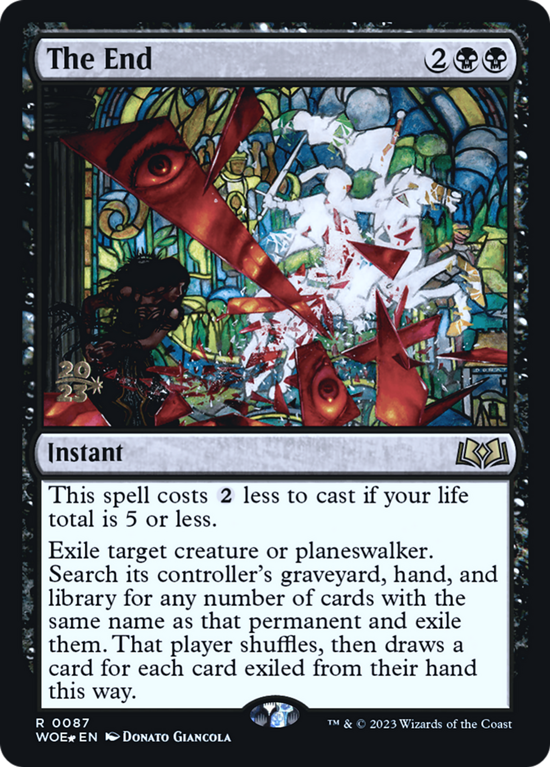 The End — Wilds of Eldraine Promos — Magic: The Gathering