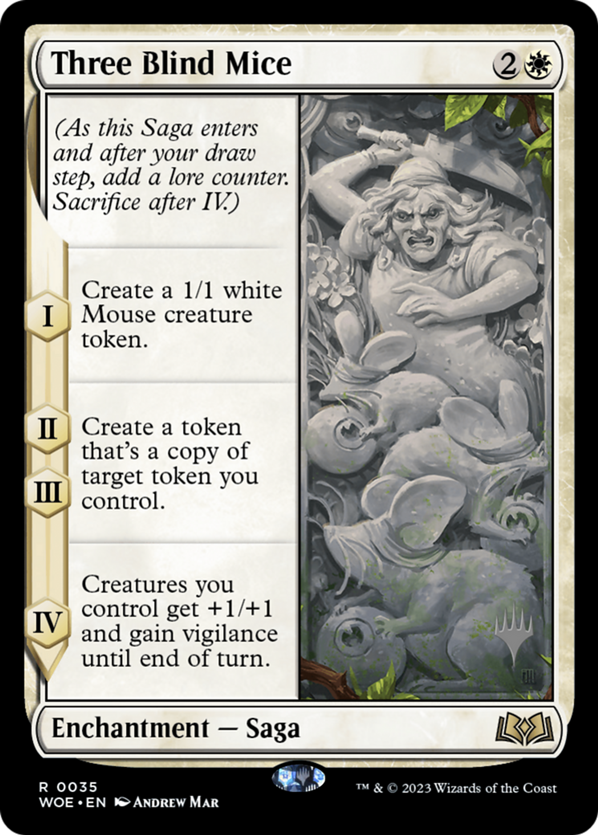 Three Blind Mice — Wilds of Eldraine Promos — Magic: The Gathering