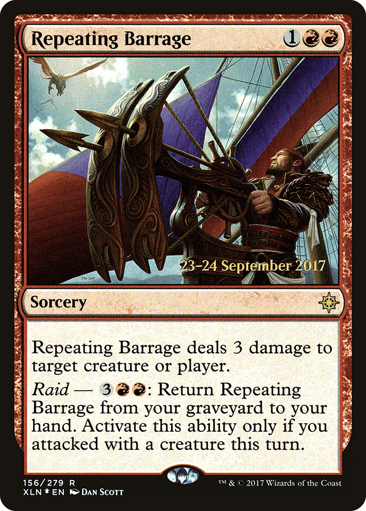 Repeating Barrage — Ixalan Promos — Magic: The Gathering
