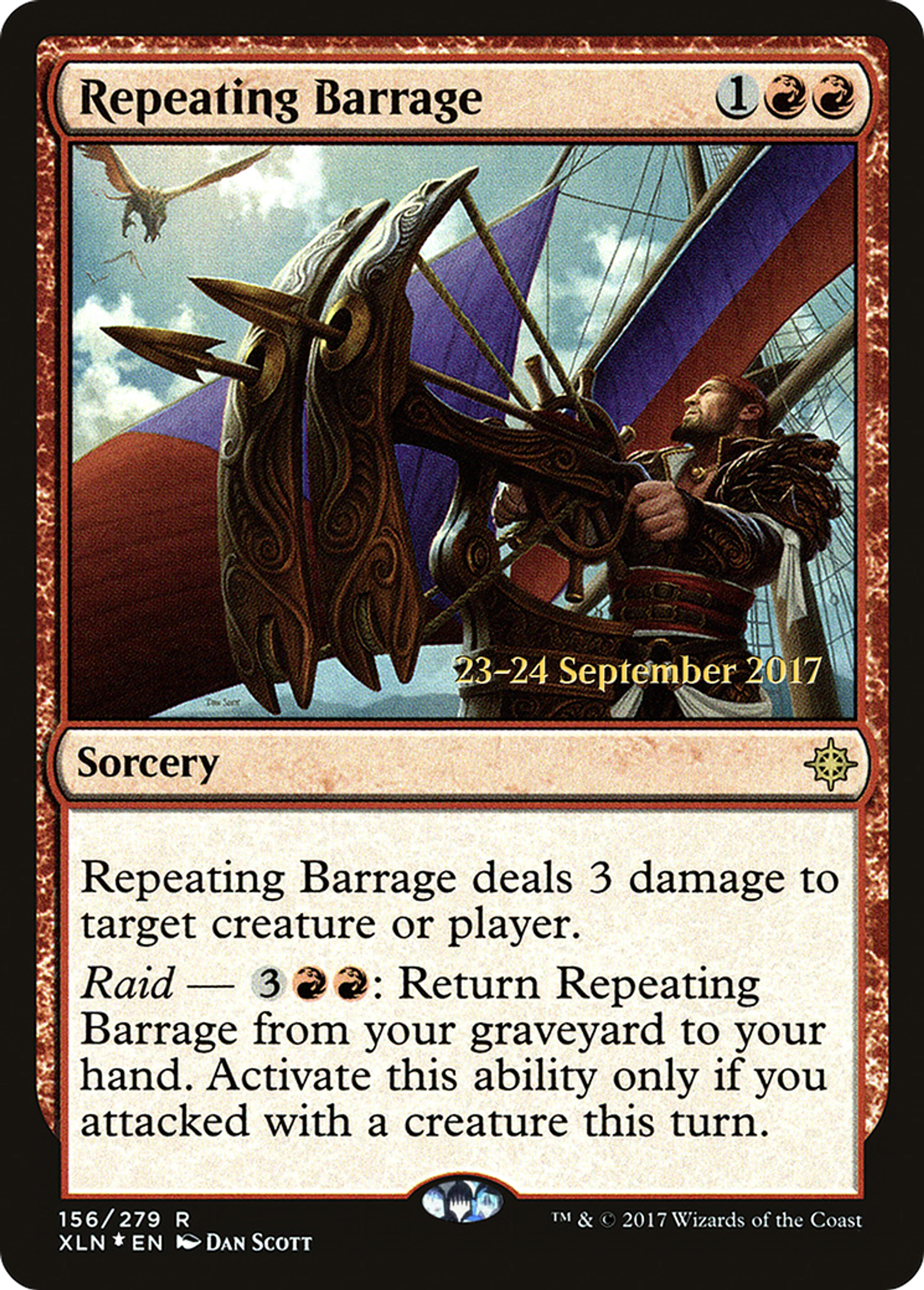 Repeating Barrage — Ixalan Promos — Magic: The Gathering
