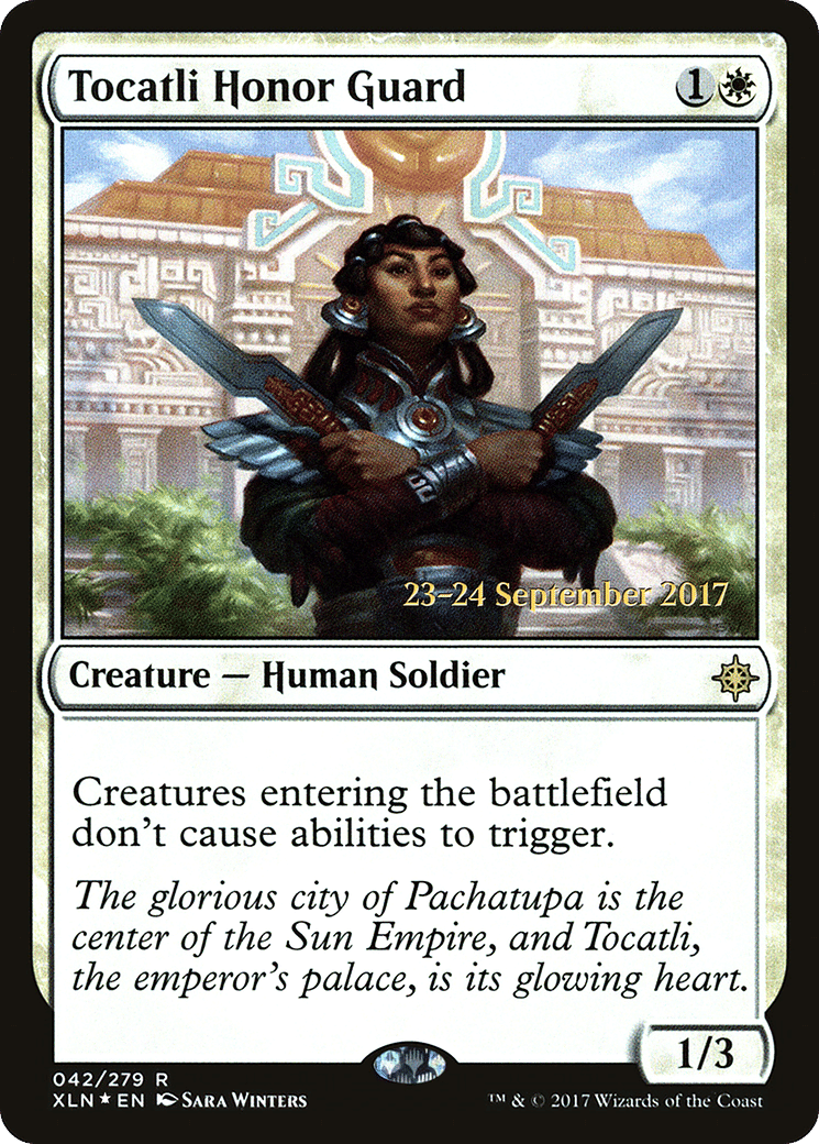 Tocatli Honor Guard — Ixalan Promos — Magic: The Gathering