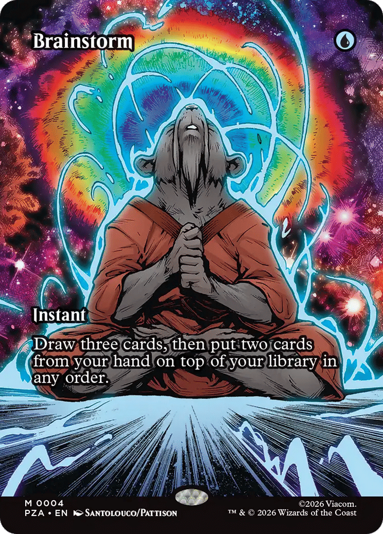 Brainstorm — Teenage Mutant Ninja Turtles Source Material — Magic: The Gathering