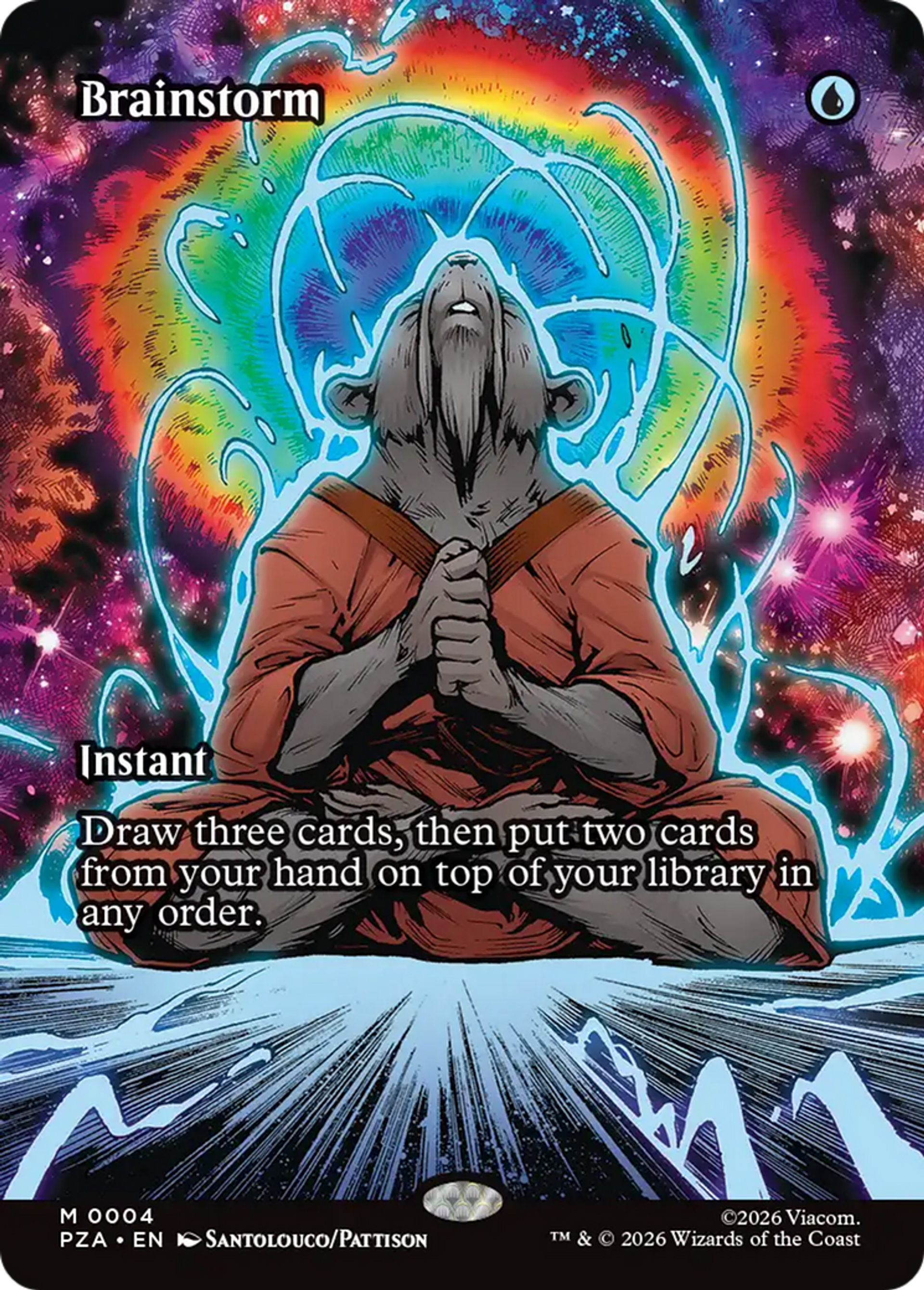 Brainstorm — Teenage Mutant Ninja Turtles Source Material — Magic: The Gathering