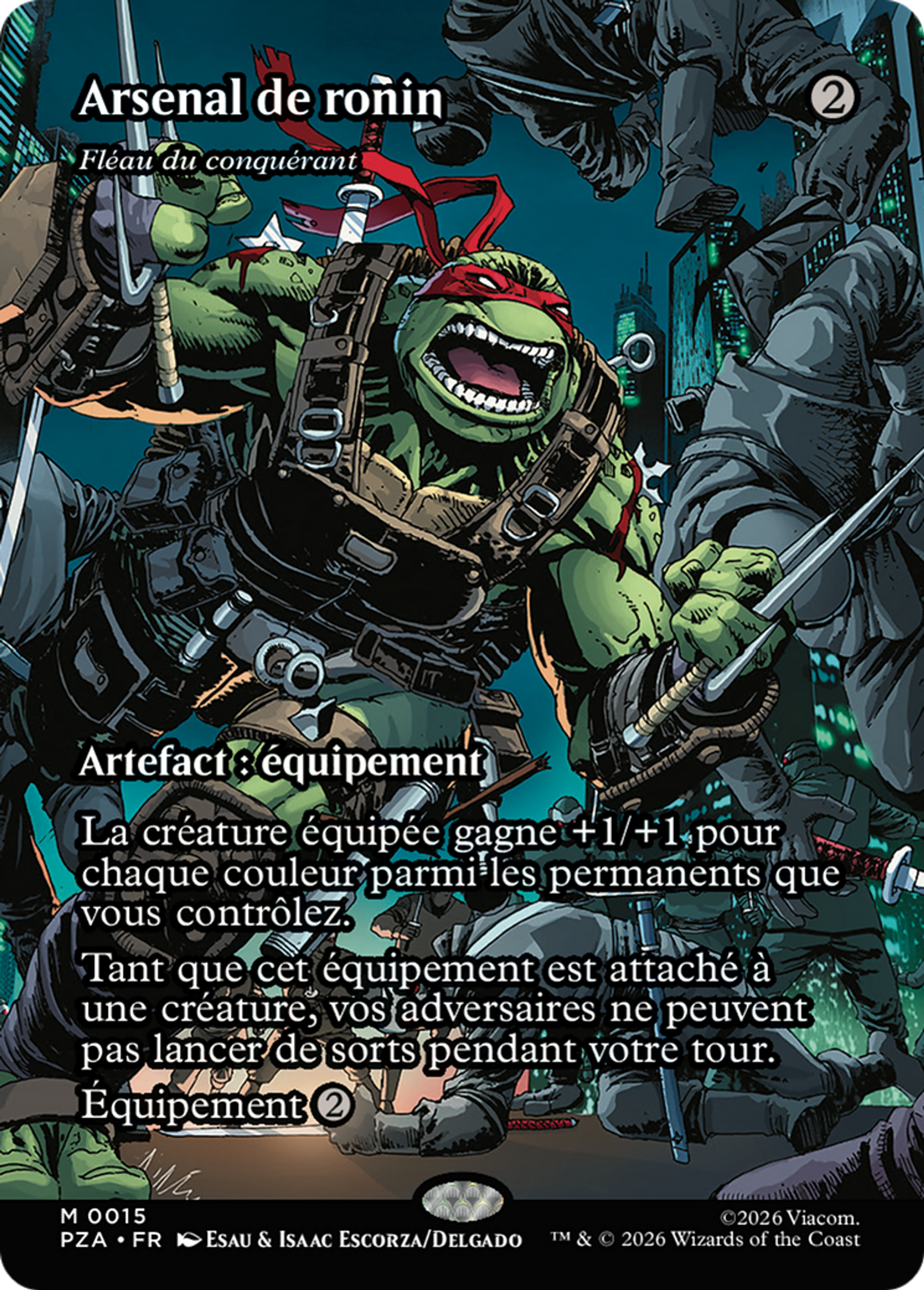 Fléau du conquérant — Teenage Mutant Ninja Turtles Source Material — Magic: The Gathering