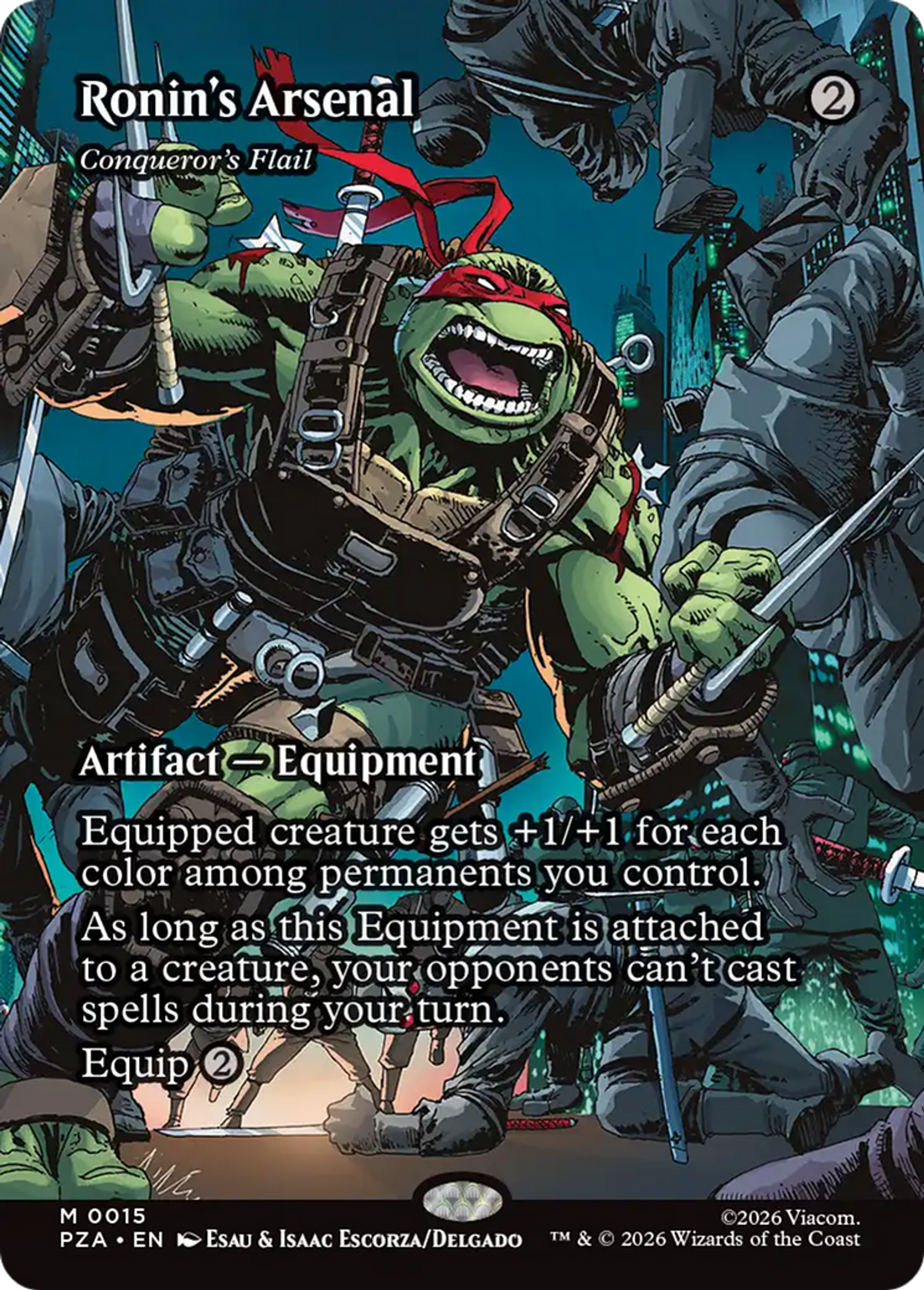 Conqueror's Flail — Teenage Mutant Ninja Turtles Source Material — Magic: The Gathering