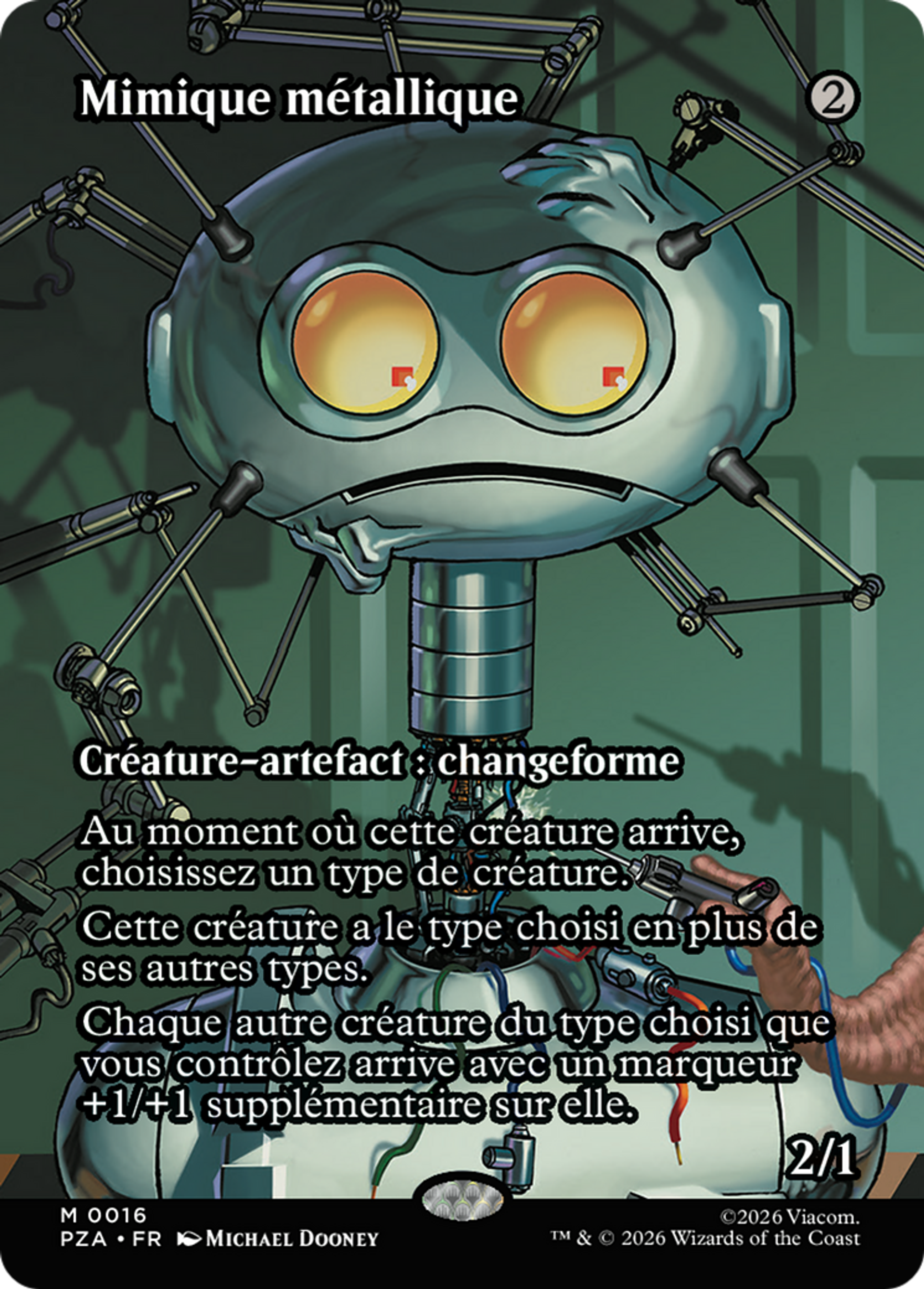 Mimique métallique — Teenage Mutant Ninja Turtles Source Material — Magic: The Gathering