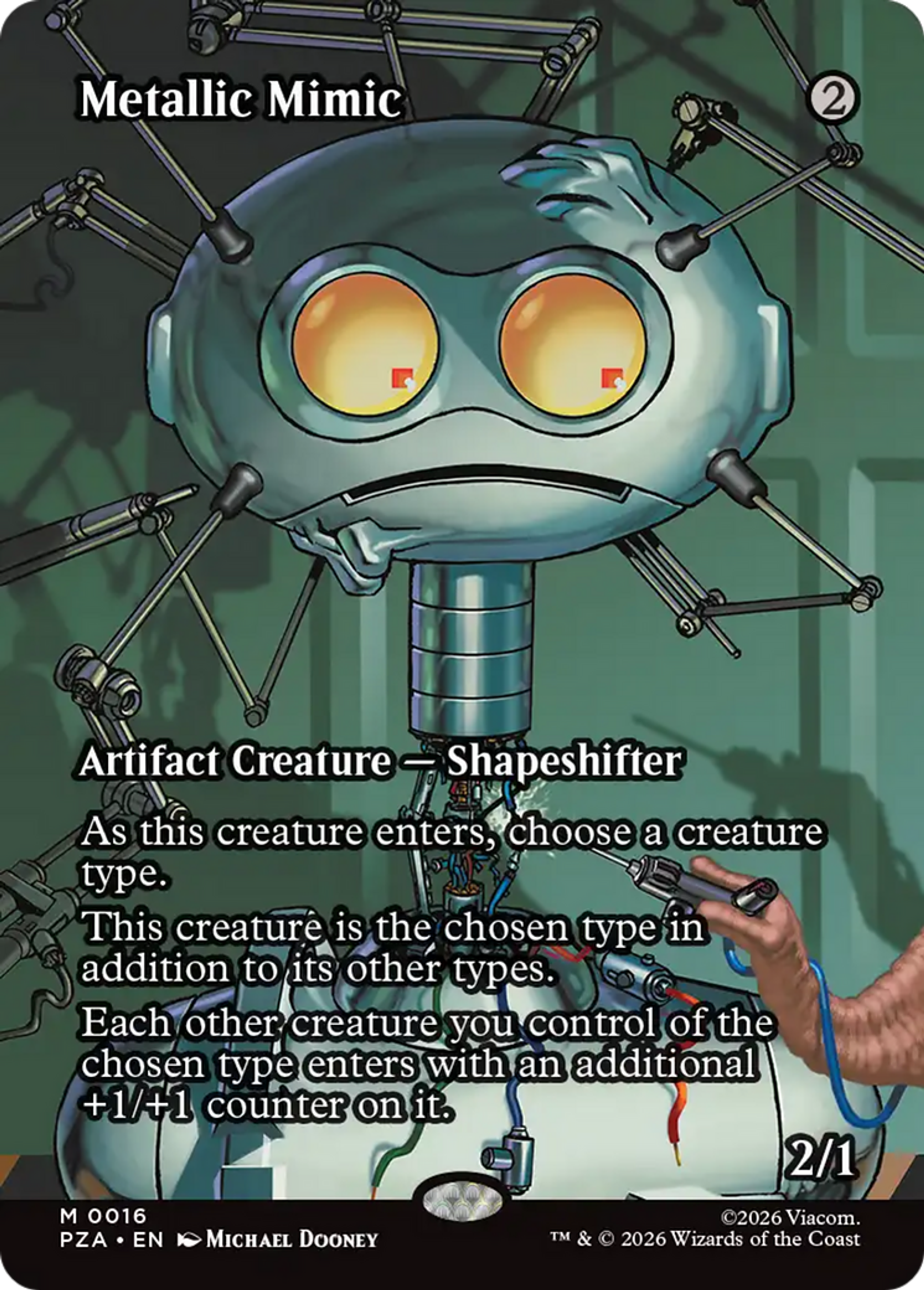 Metallic Mimic — Teenage Mutant Ninja Turtles Source Material — Magic: The Gathering