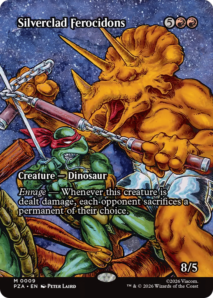 Silverclad Ferocidons — Teenage Mutant Ninja Turtles Source Material — Magic: The Gathering