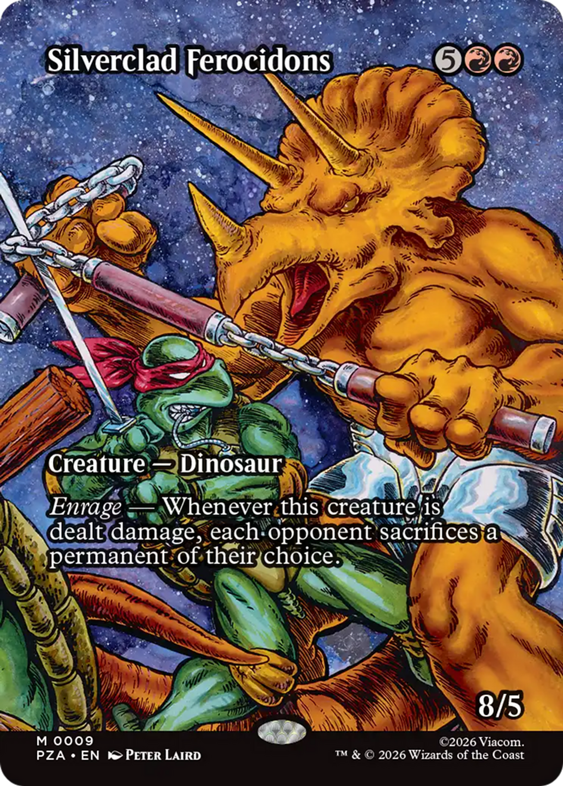 Silverclad Ferocidons — Teenage Mutant Ninja Turtles Source Material — Magic: The Gathering