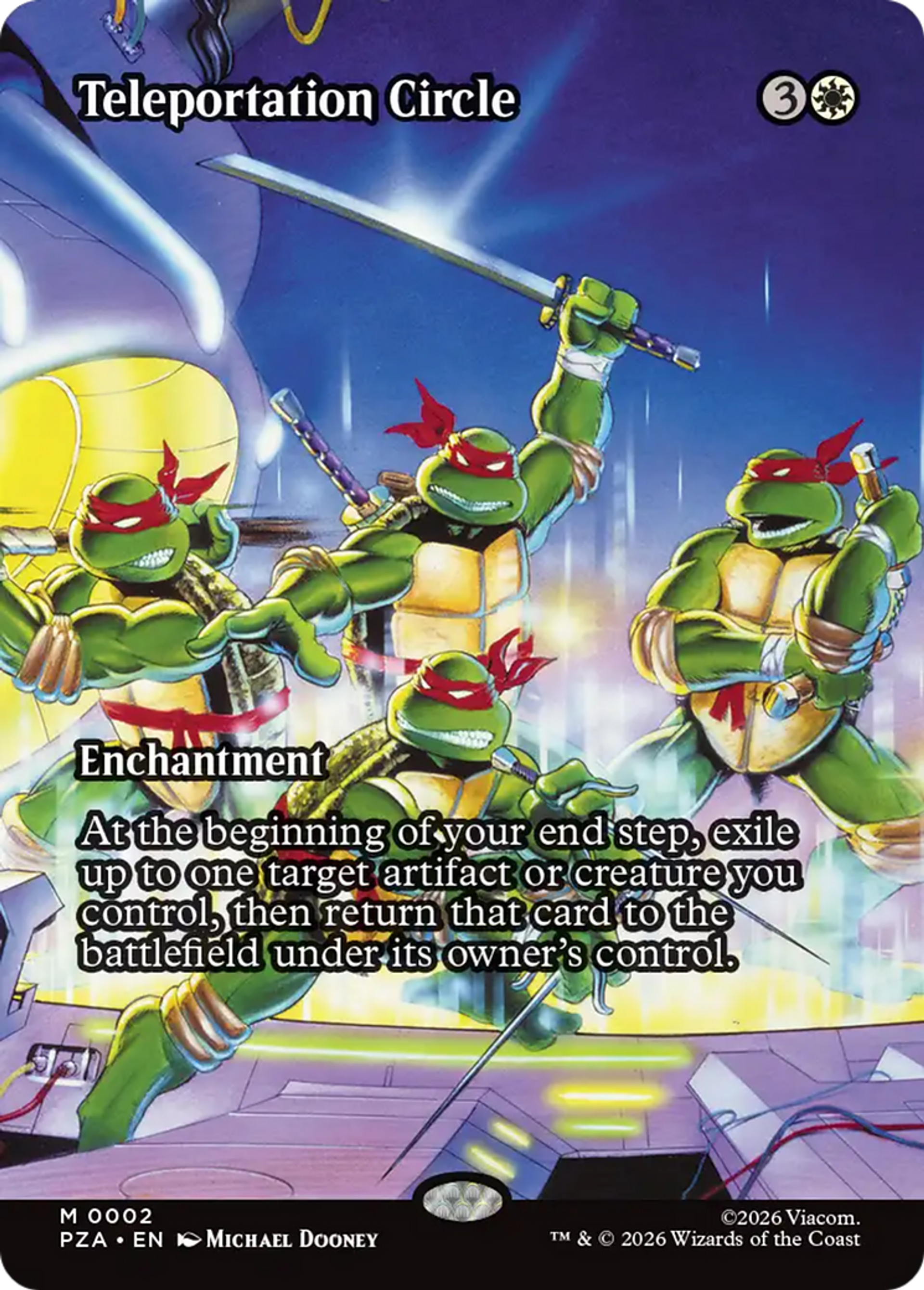Teleportation Circle — Teenage Mutant Ninja Turtles Source Material — Magic: The Gathering