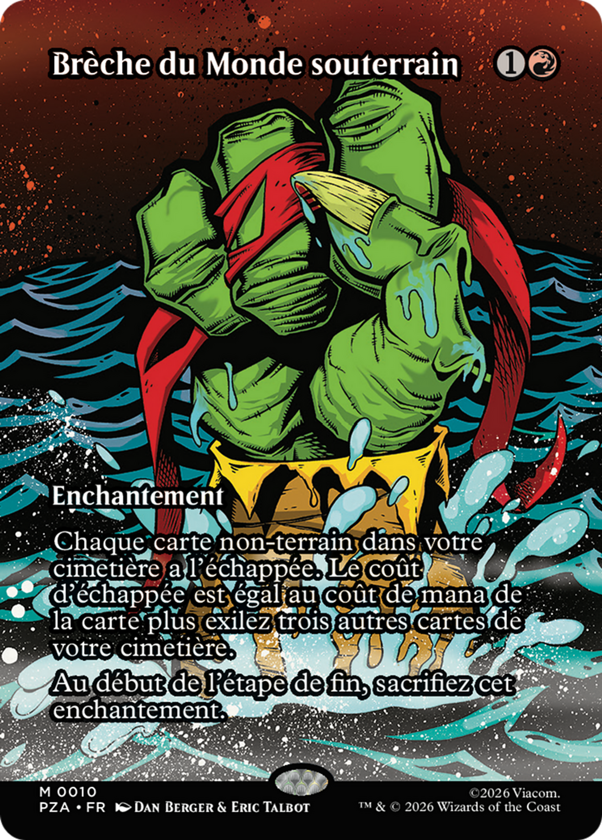Brèche du Monde souterrain — Teenage Mutant Ninja Turtles Source Material — Magic: The Gathering