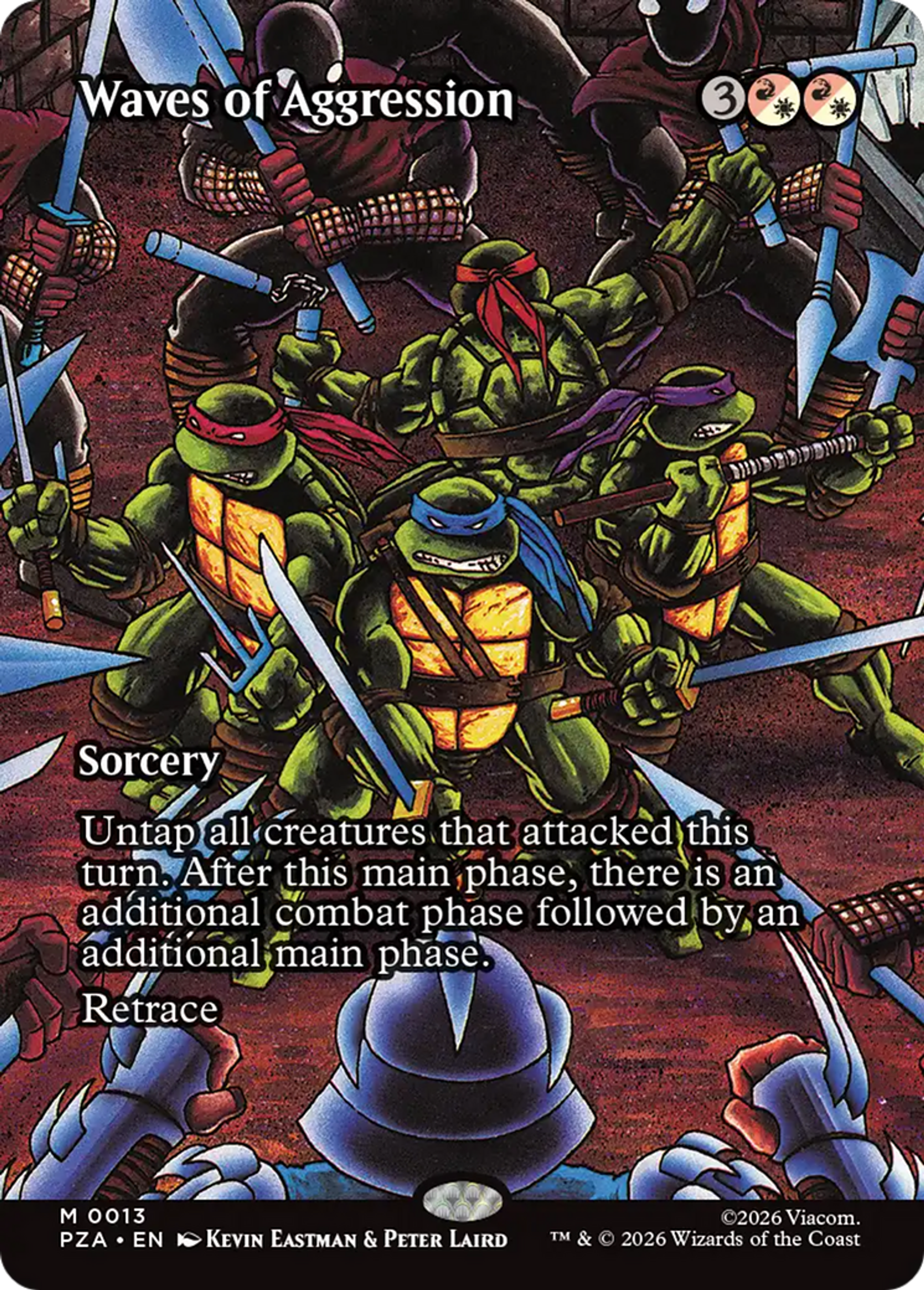 Waves of Aggression — Teenage Mutant Ninja Turtles Source Material — Magic: The Gathering