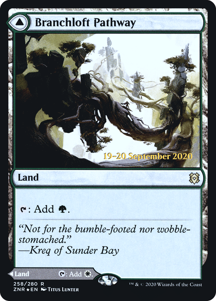 Branchloft Pathway // Boulderloft Pathway — Zendikar Rising Promos — Magic: The Gathering