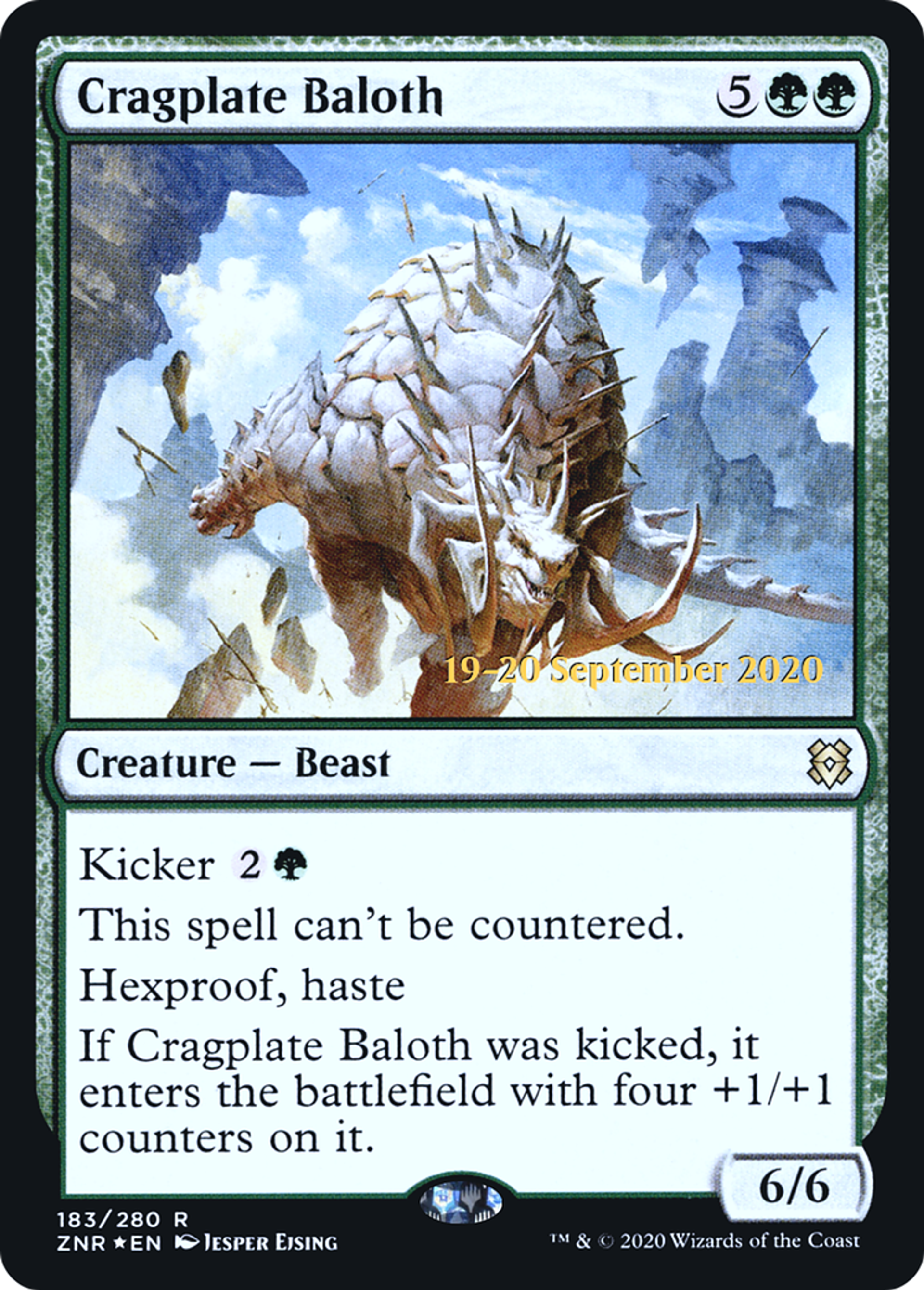 Cragplate Baloth — Zendikar Rising Promos — Magic: The Gathering