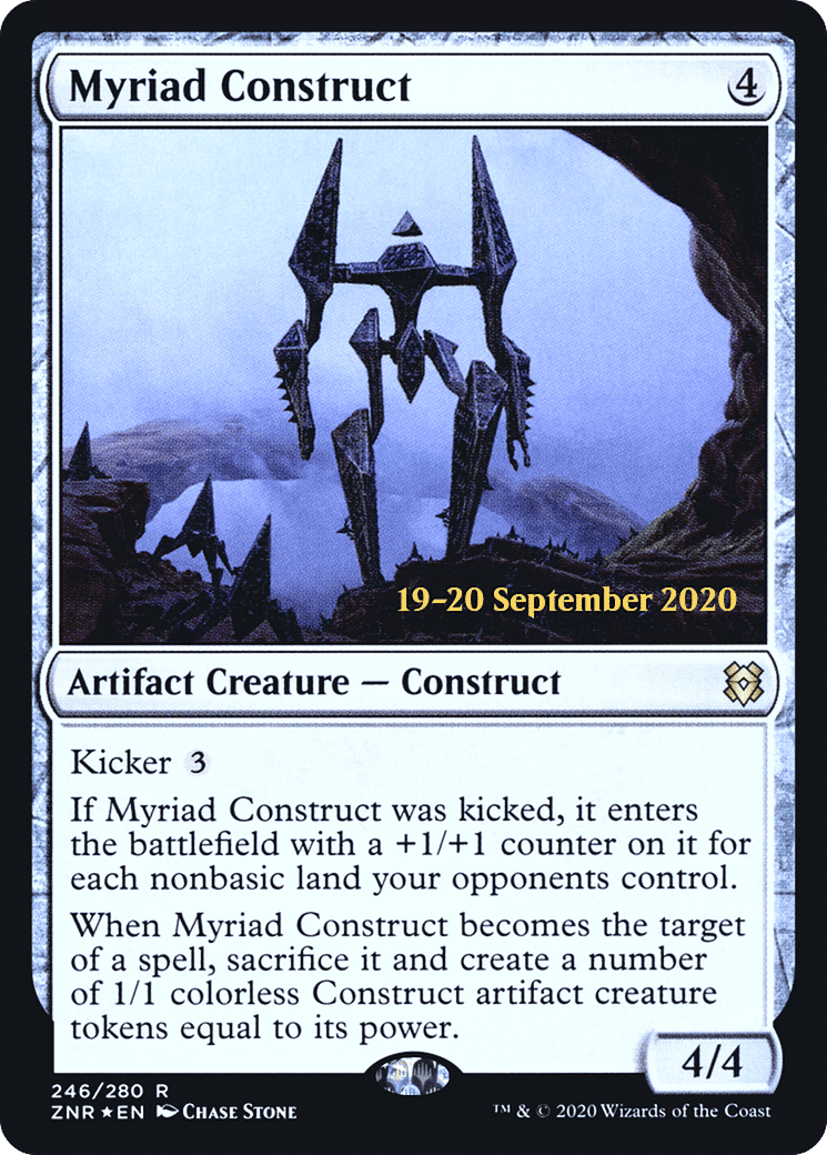 Myriad Construct — Zendikar Rising Promos — Magic: The Gathering
