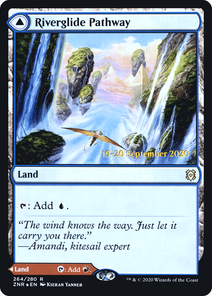 Riverglide Pathway // Lavaglide Pathway — Zendikar Rising Promos — Magic: The Gathering