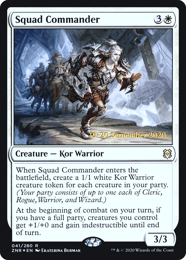 Squad Commander — Zendikar Rising Promos — Magic: The Gathering