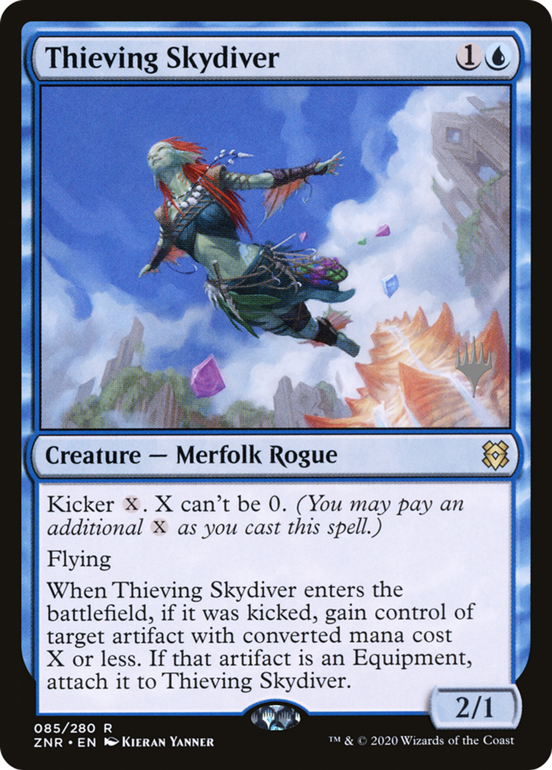 Thieving Skydiver — Zendikar Rising Promos — Magic: The Gathering