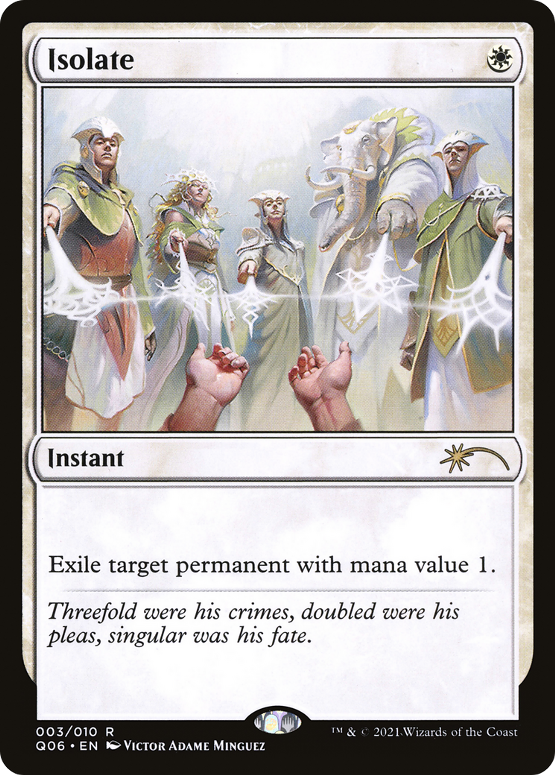 Isolate — Pioneer Challenger Decks 2021 — Magic: The Gathering