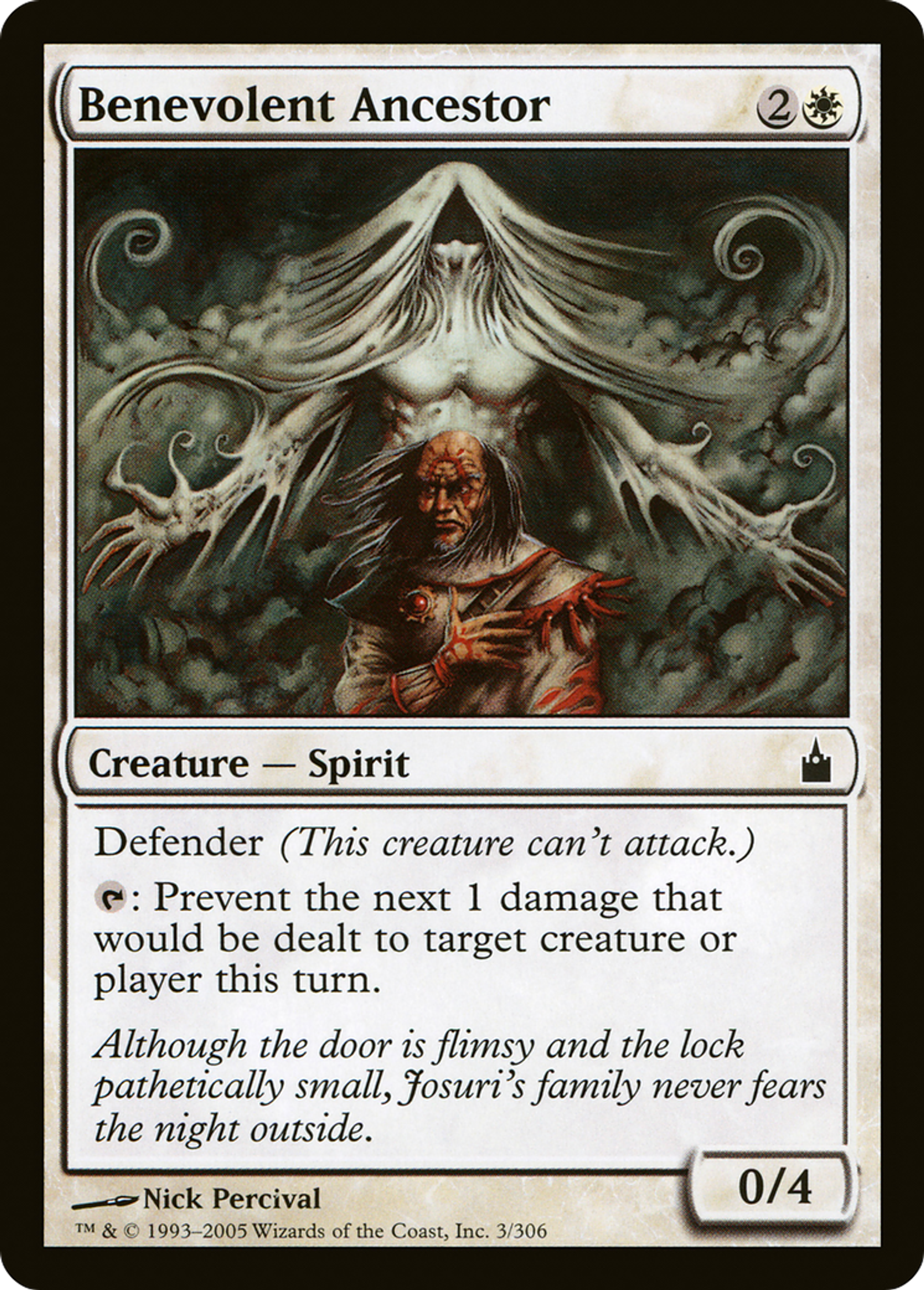 Benevolent Ancestor — Ravnica: City of Guilds — Magic: The Gathering