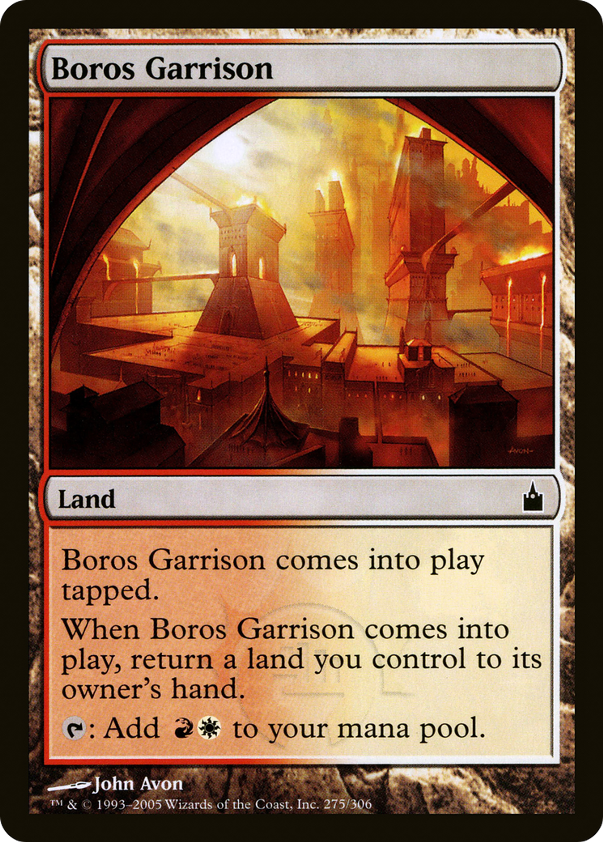 Boros Garrison — Ravnica: City of Guilds — Magic: The Gathering