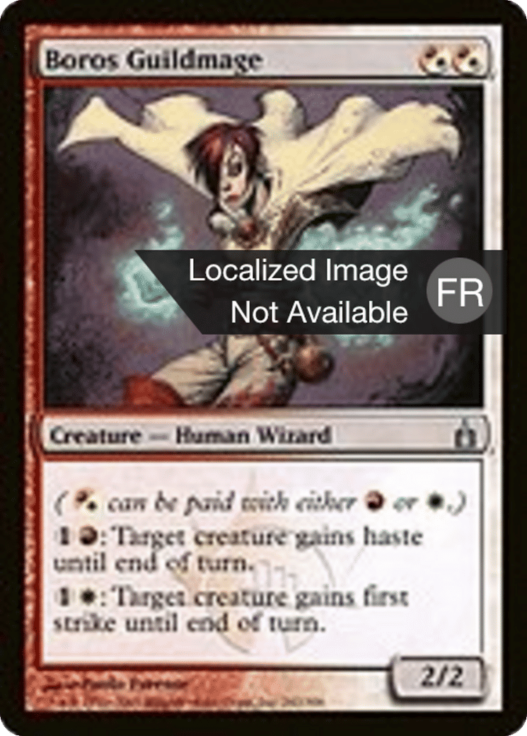 Ghildmage de Boros — Ravnica: City of Guilds — Magic: The Gathering