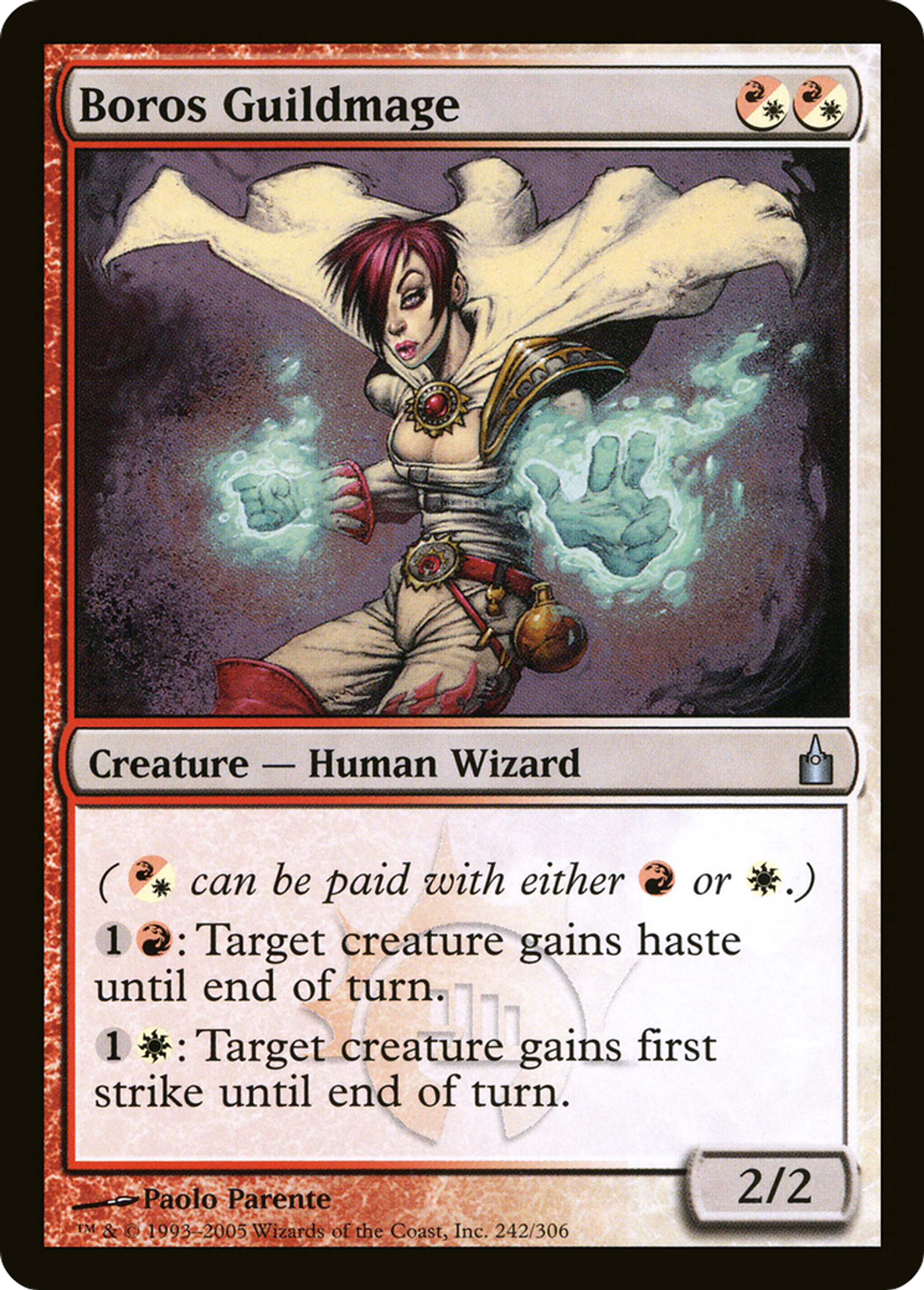 Ghildmage de Boros — Ravnica: City of Guilds — Magic: The Gathering