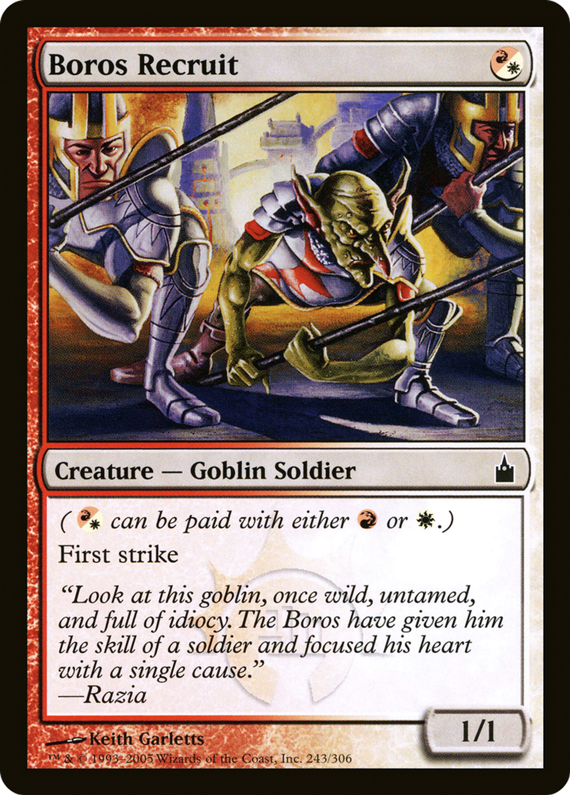 Boros Recruit — Ravnica: City of Guilds — Magic: The Gathering