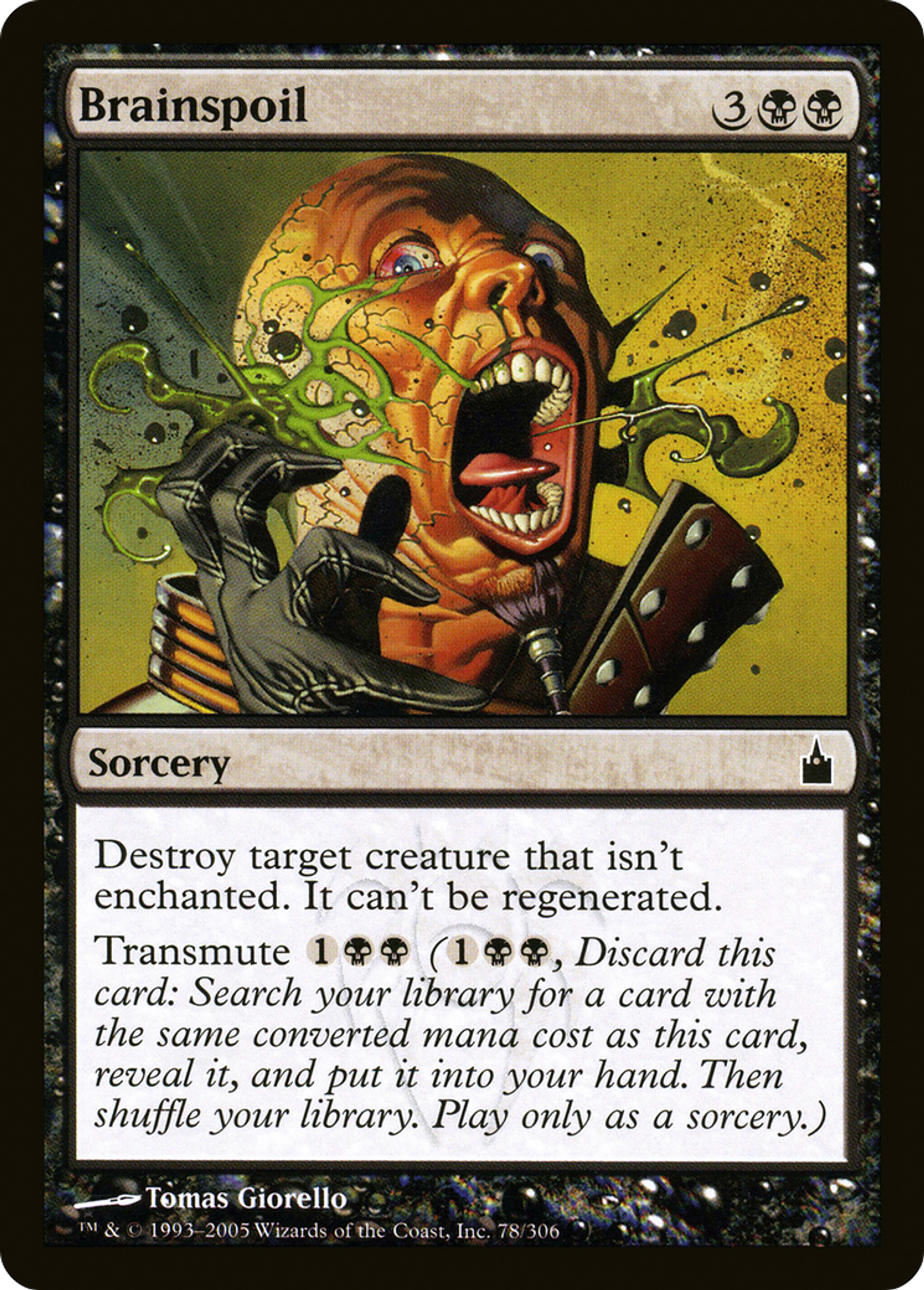 Déliquescence cérébrale — Ravnica: City of Guilds — Magic: The Gathering