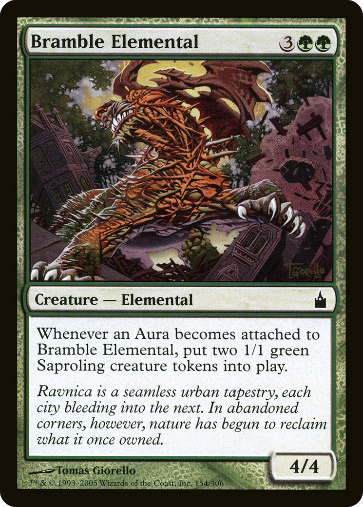 Bramble Elemental — Ravnica: City of Guilds — Magic: The Gathering