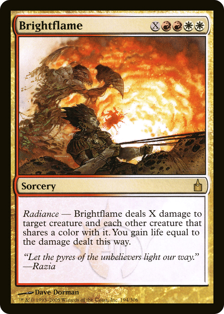 Brightflame — Ravnica: City of Guilds — Magic: The Gathering