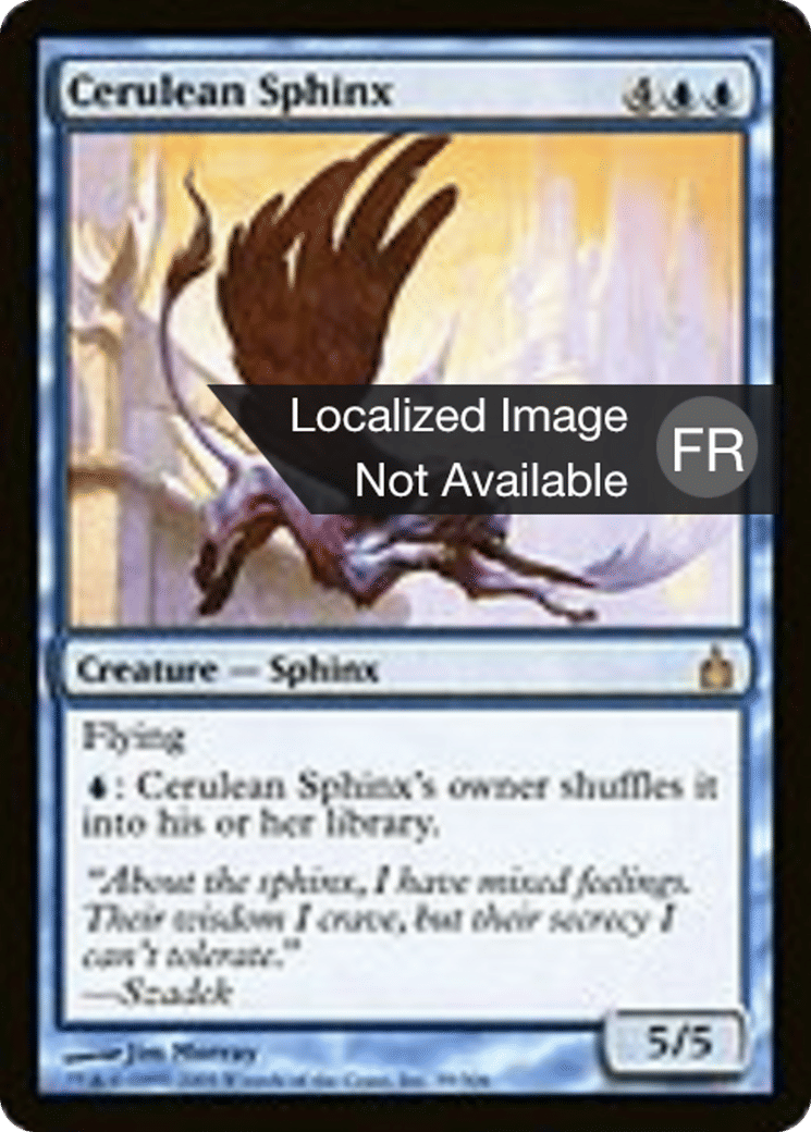 Sphinx céruléen — Ravnica: City of Guilds — Magic: The Gathering