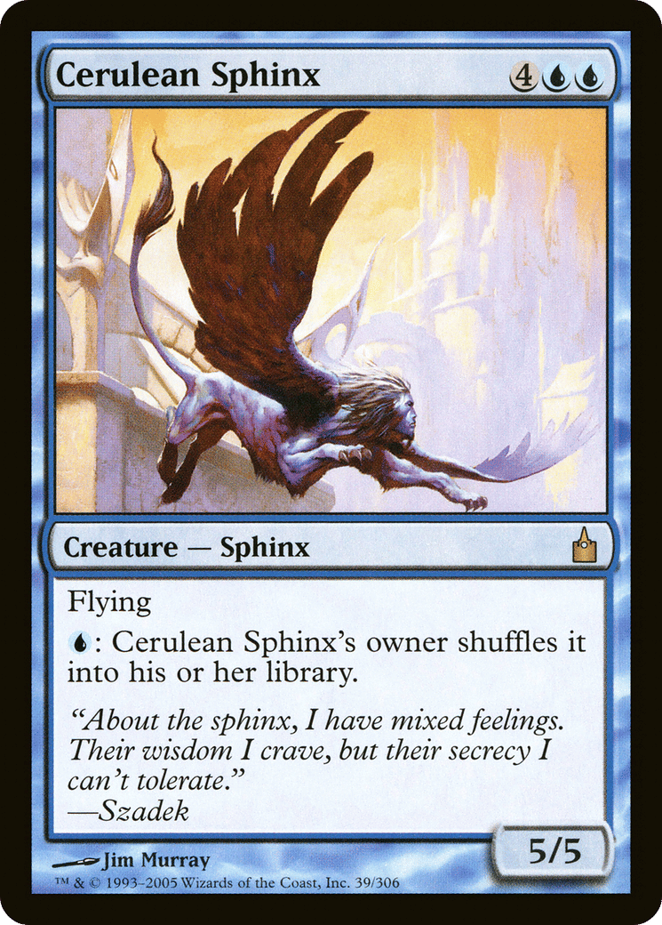 Cerulean Sphinx — Ravnica: City of Guilds — Magic: The Gathering