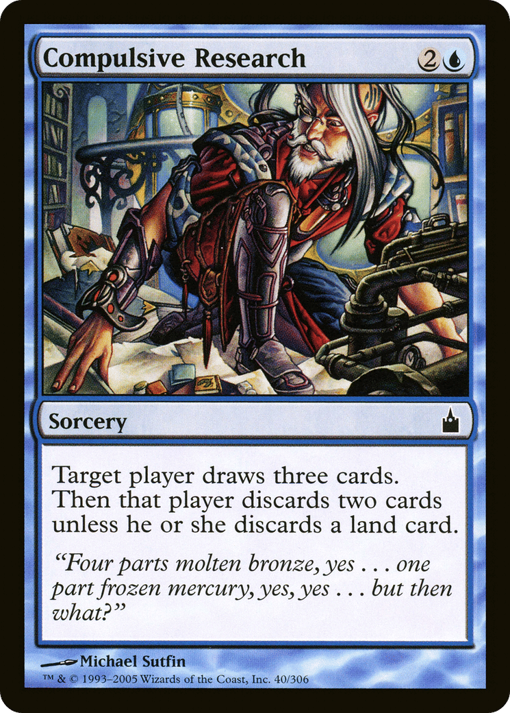 Compulsive Research — Ravnica: City of Guilds — Magic: The Gathering