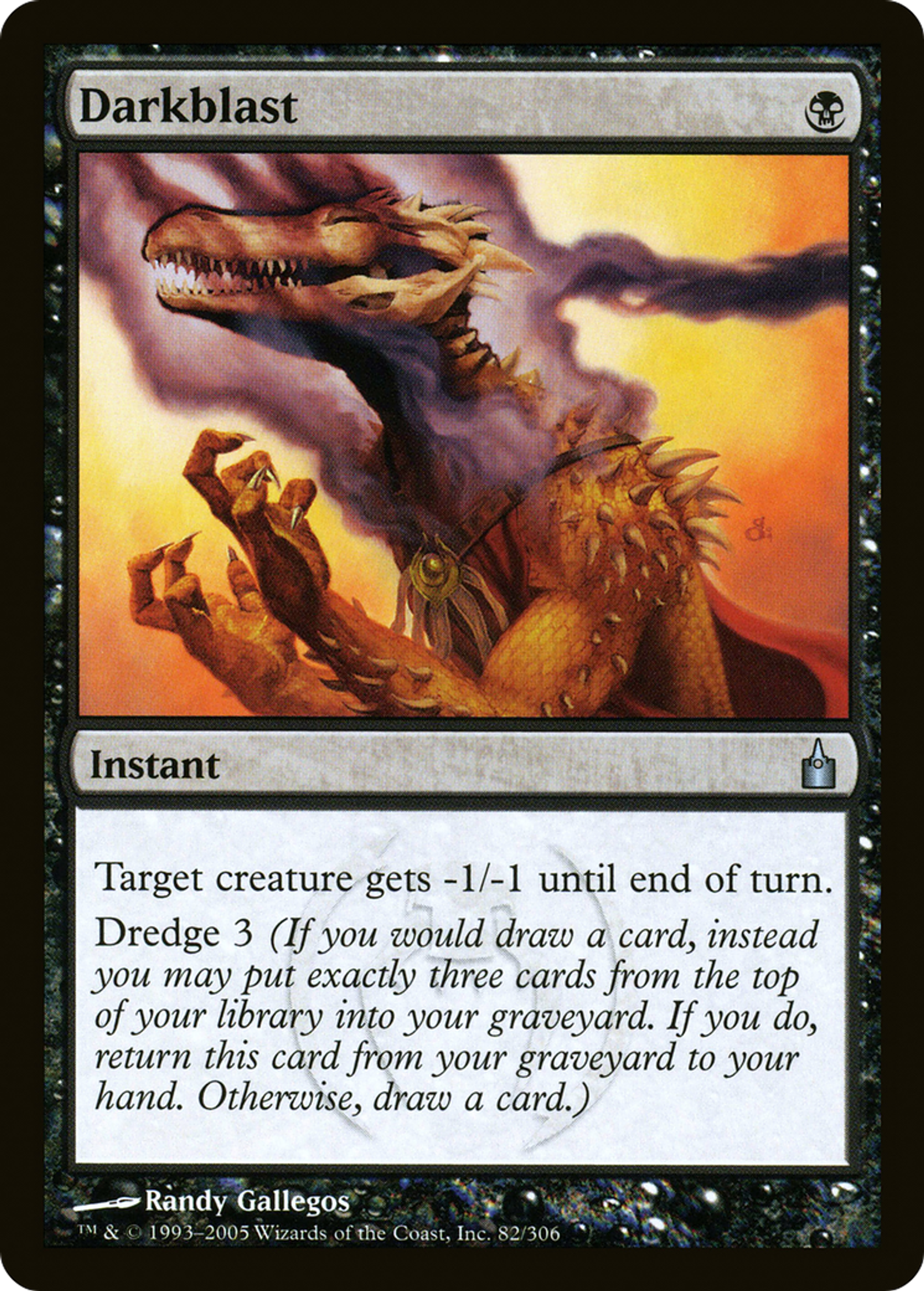 Darkblast — Ravnica: City of Guilds — Magic: The Gathering