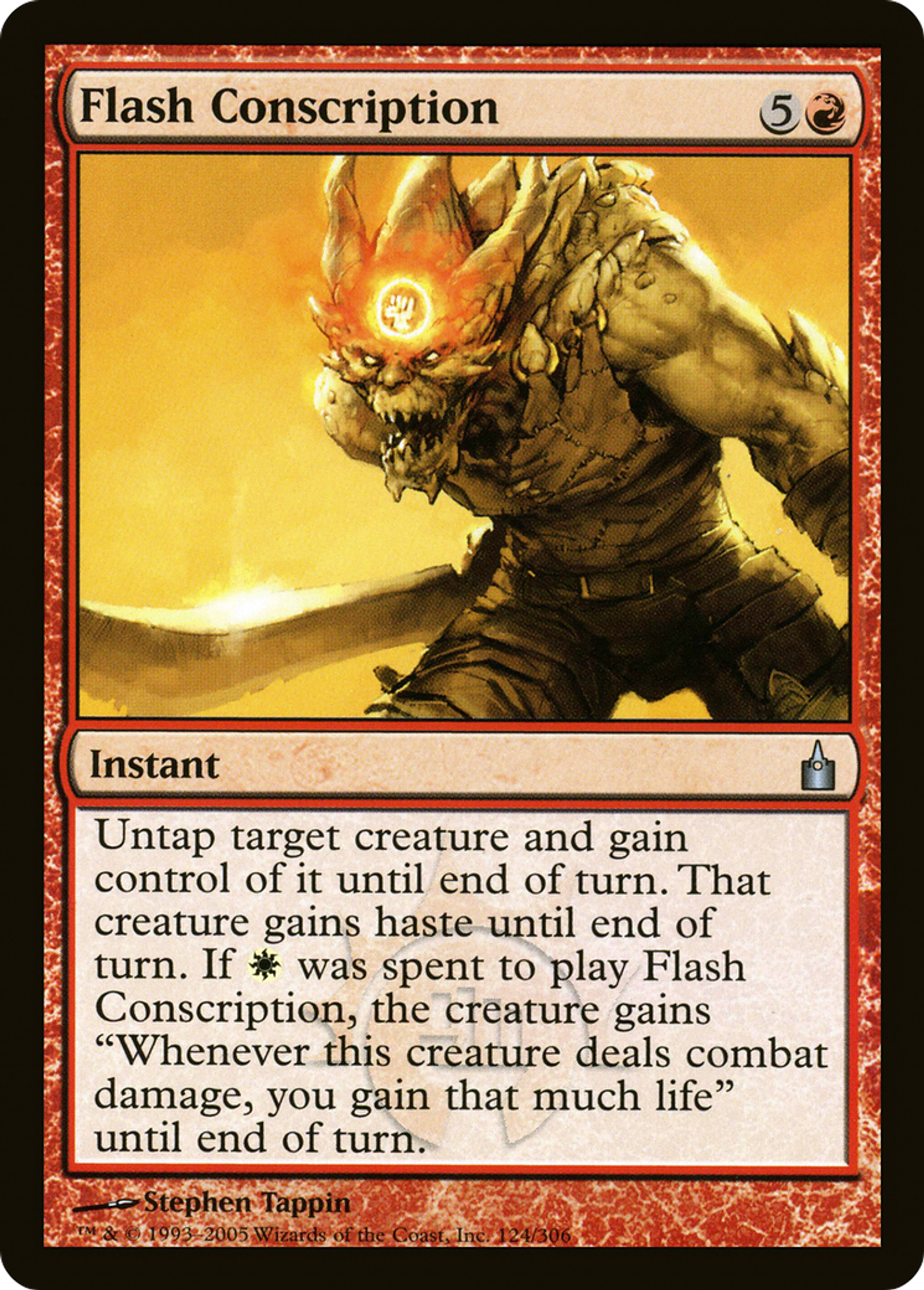 Flash Conscription — Ravnica: City of Guilds — Magic: The Gathering