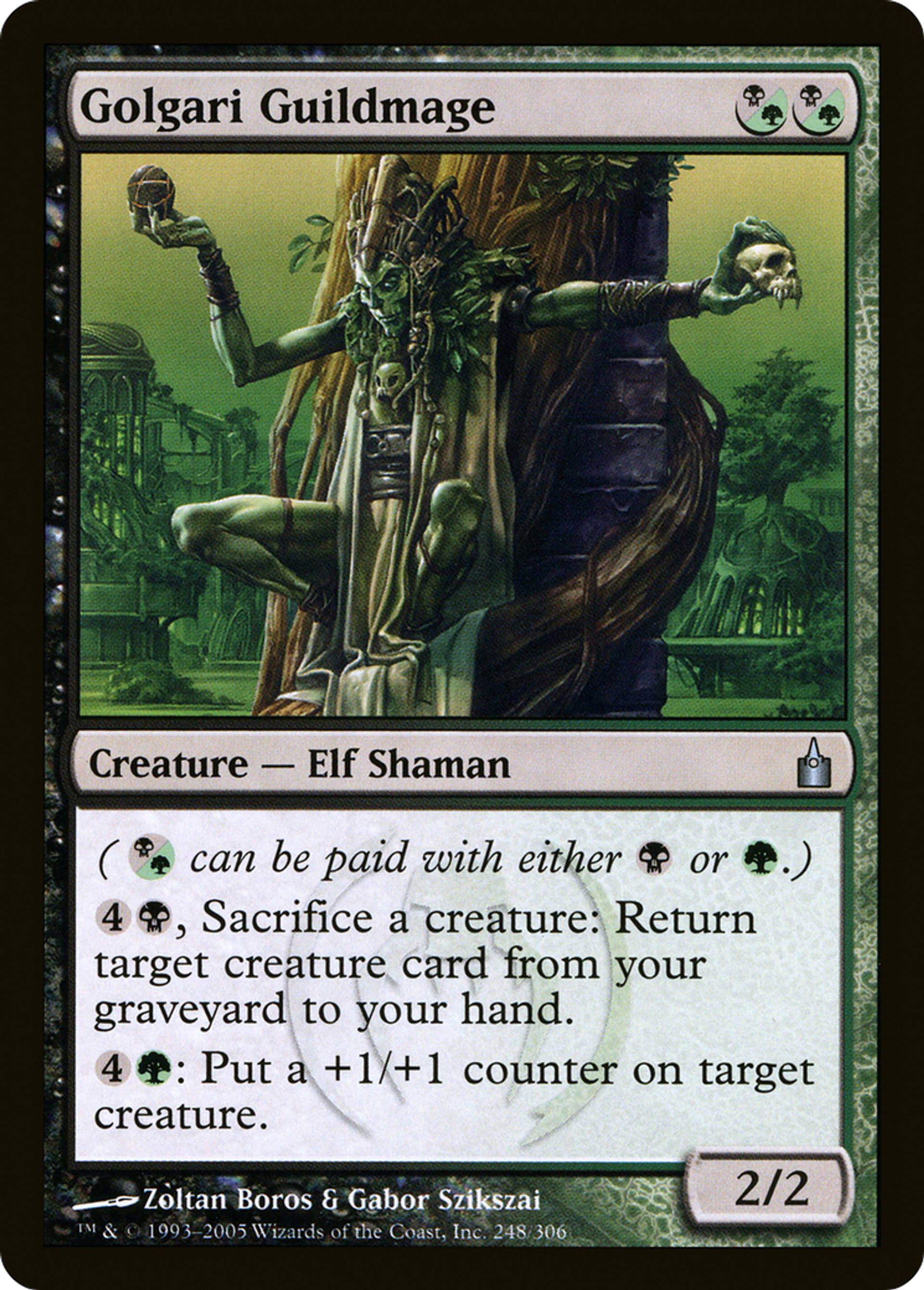 Ghildmage de Golgari — Ravnica: City of Guilds — Magic: The Gathering