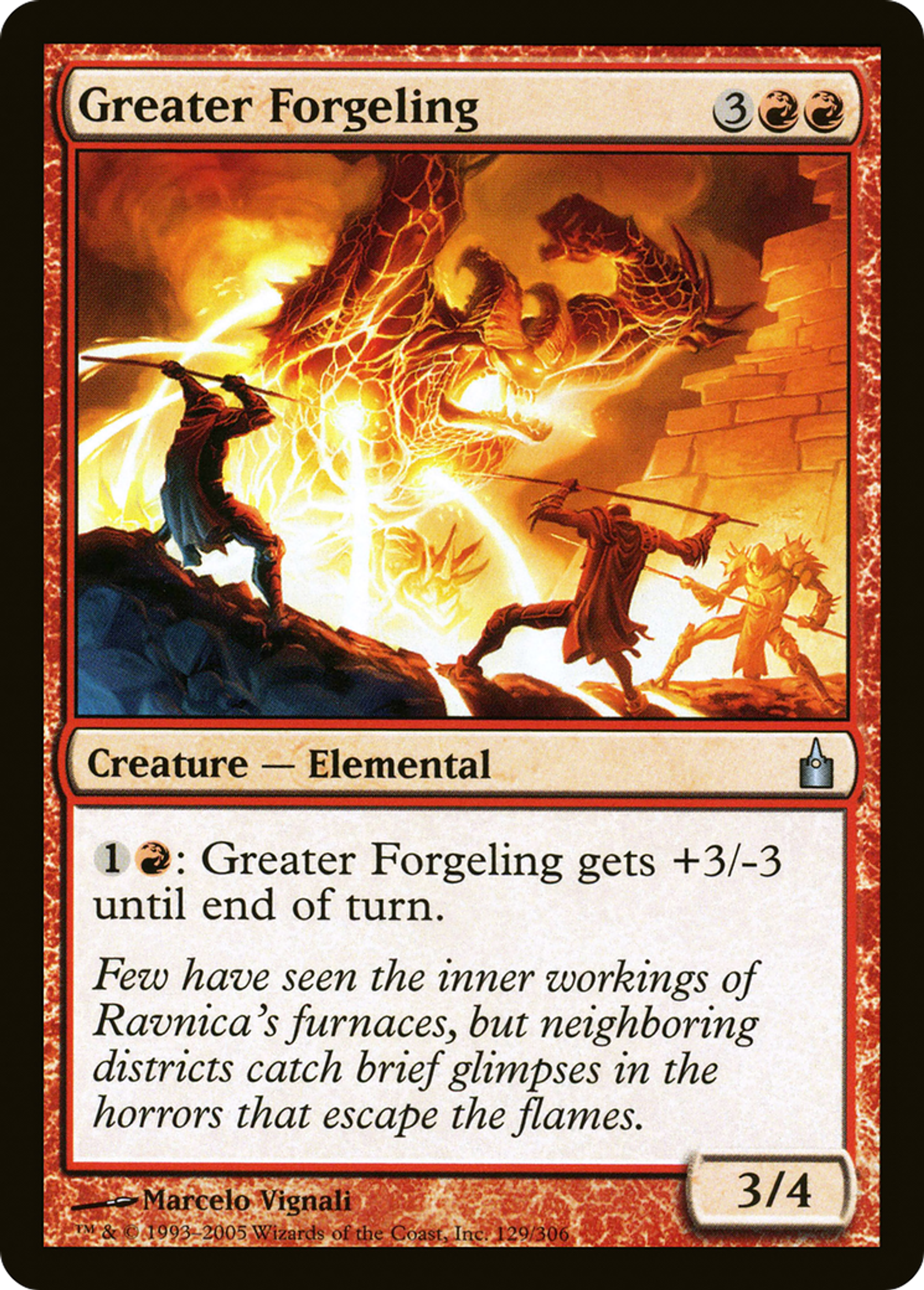 Greater Forgeling — Ravnica: City of Guilds — Magic: The Gathering