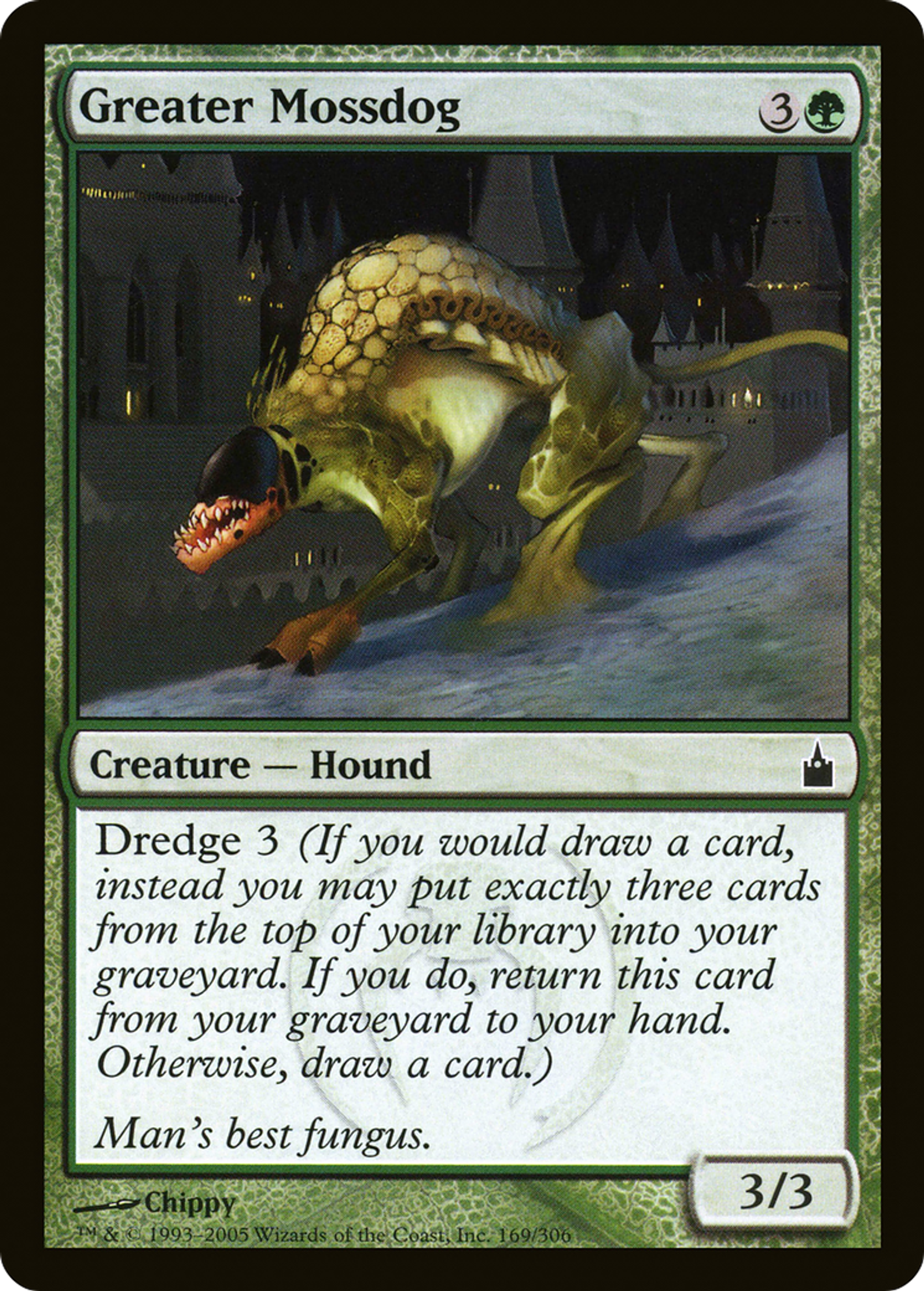 Greater Mossdog — Ravnica: City of Guilds — Magic: The Gathering