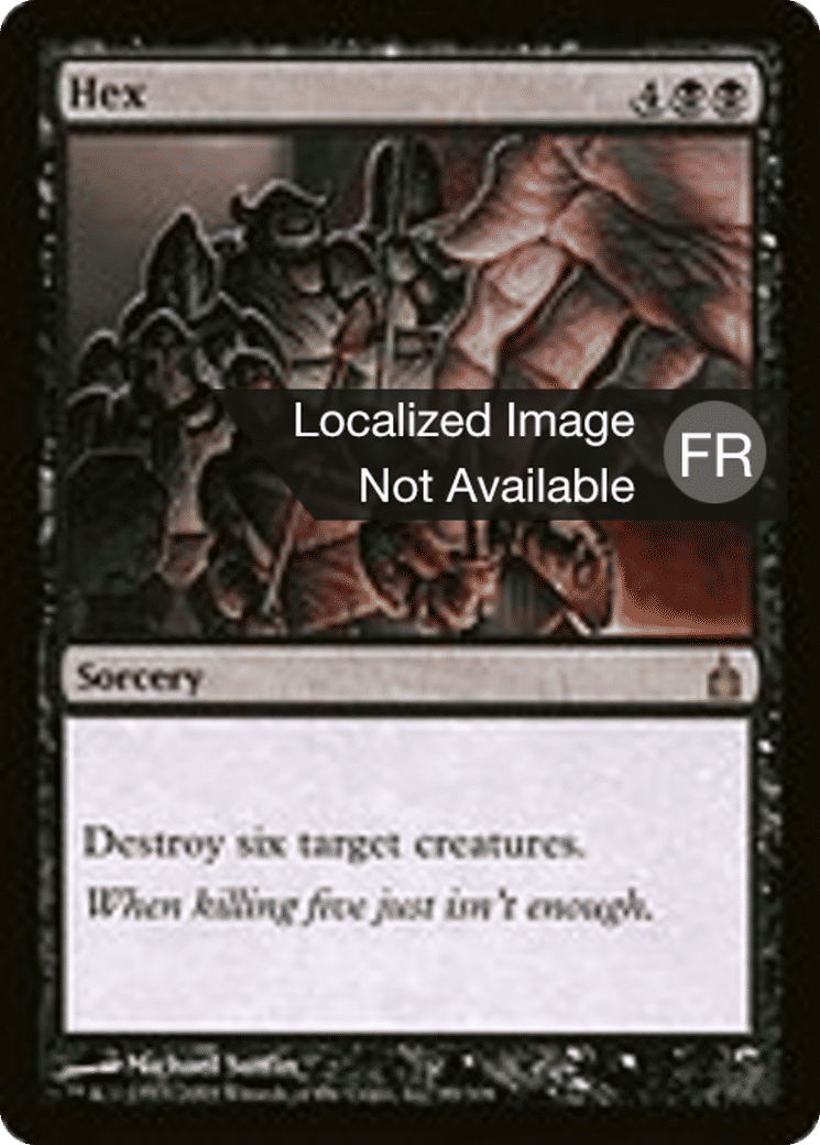 Maléfice hexagonal — Ravnica: City of Guilds — Magic: The Gathering